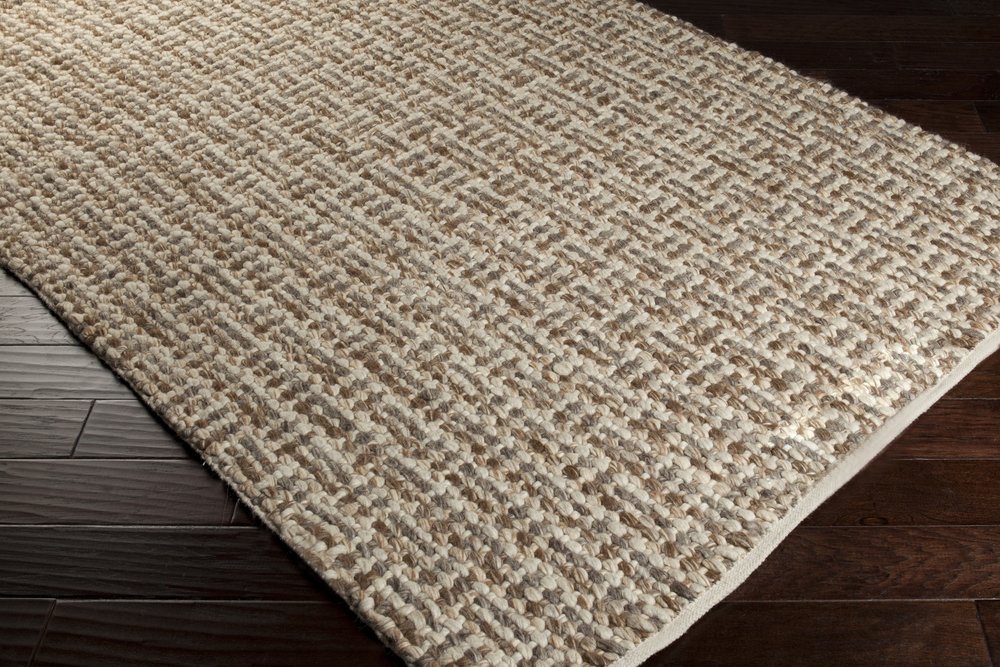Bagua Area Rug 8x11 Feet - Modern Brown Oriental Design for Living Room, Bedroom & Office Decor