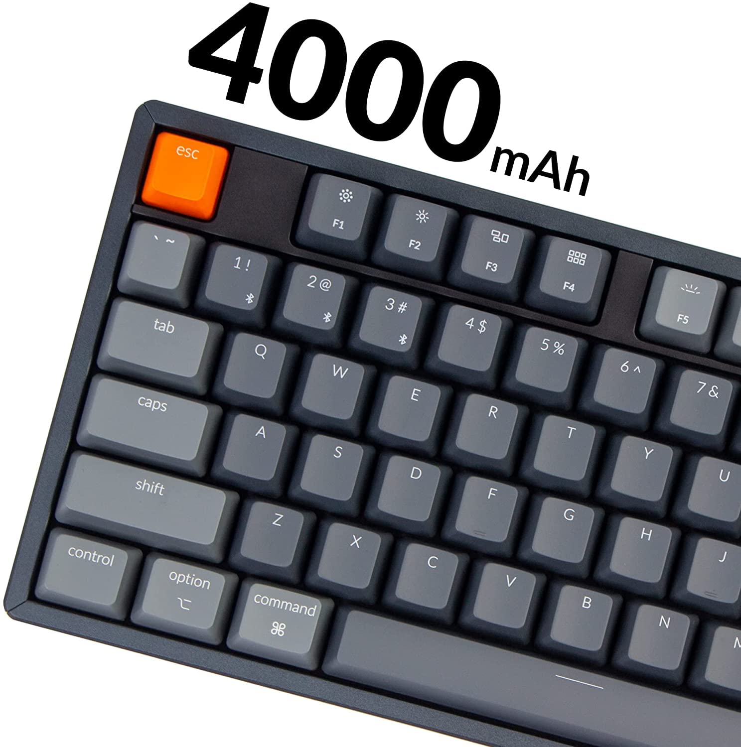 Keychron K10 Full Size Wireless Mechanical Keyboard - 104 Keys RGB Backlit, Gateron G Pro Red Switches, Bluetooth 5.1/USB-C Wired, Aluminum Frame for Mac & Windows - Perfect for Gaming, Office Work & Typing Enthusiasts