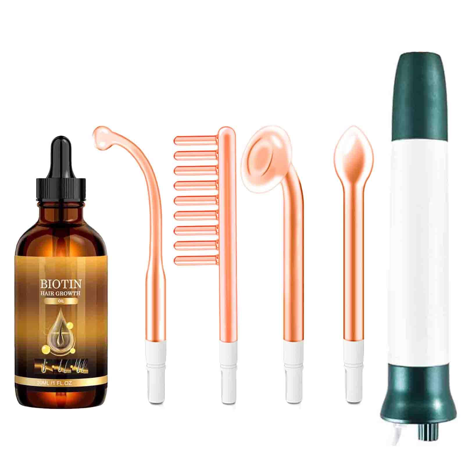 Hair Growth Brush & Comb Set with Hair Serum - Scalp Massager for Thicker, Healthier Hair - Perfect for Daily Hair Care & Styling at Home or Salon