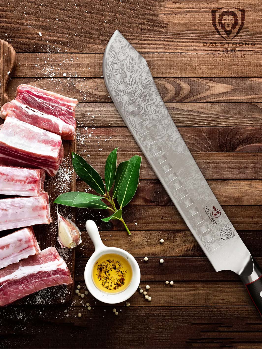 Dalstrong Shogun Series ELITE 10-Inch Bull Nose Butcher Knife - Professional Grade Japanese Steel - Perfect for Meat Processing, Butchering & Heavy-Duty Kitchen Tasks