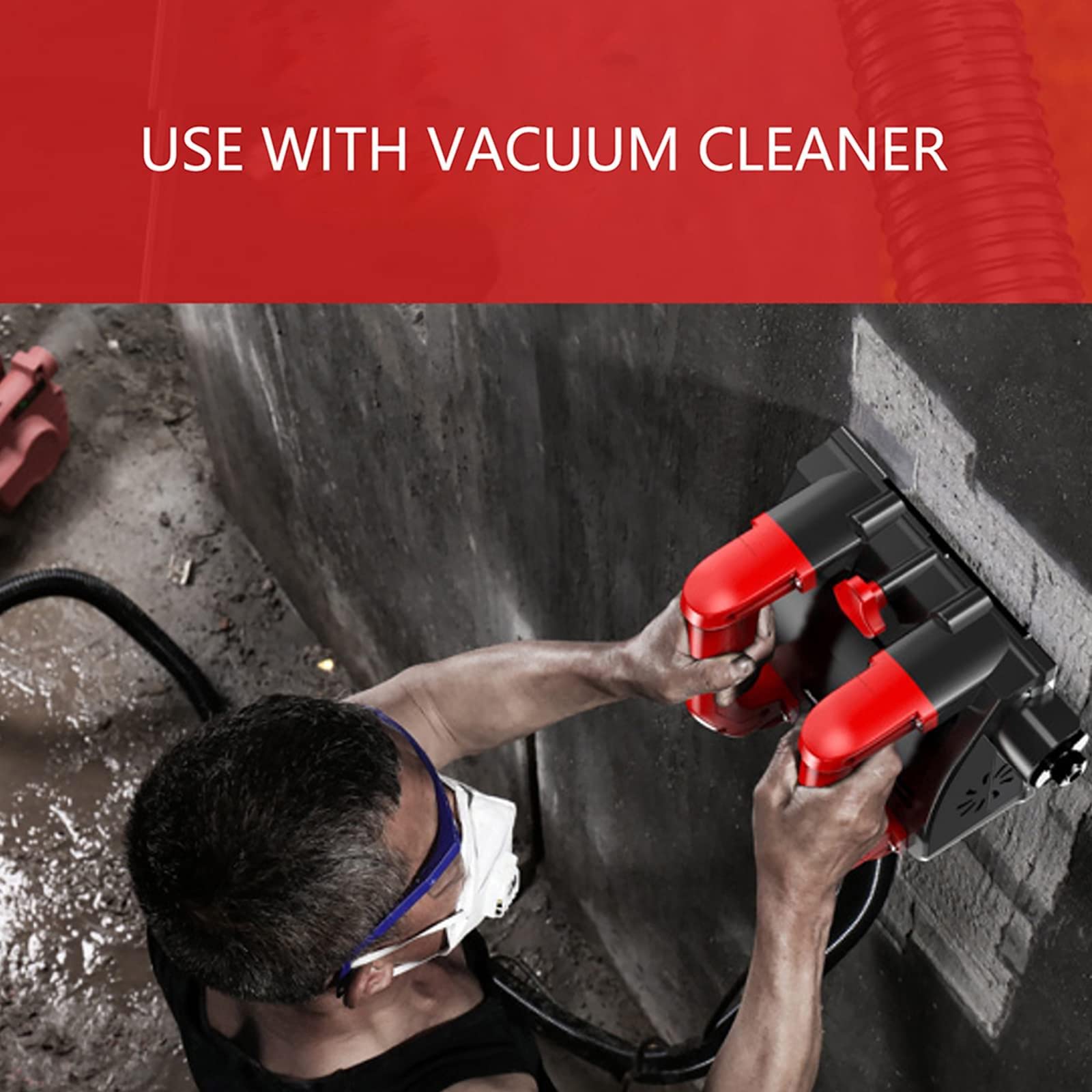 Electric Wall Planer & Concrete Shovel Machine - 1200W Heavy Duty Paint Scraper, Putty & Cement Stripping Tool for Professional Renovation | Perfect for Drywall Repair, Surface Preparation & DIY Home Improvement Projects