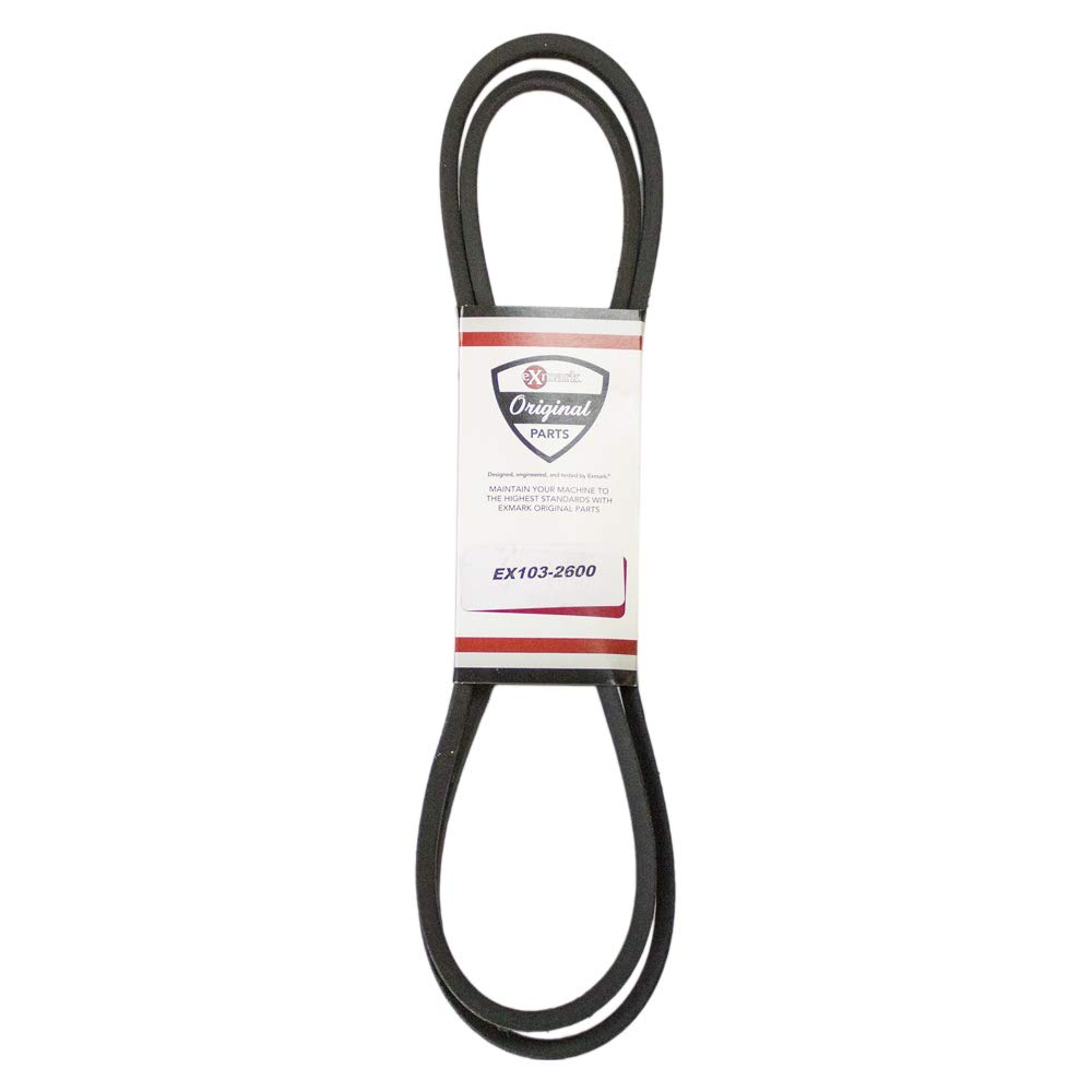 Exmark 103-2600-SL Hydro Pump Drive Belt Replacement for Lazer Z XP Zero Turn Mowers - Durable Lawn Mower Belt for Smooth Operation in Landscaping & Commercial Mowing