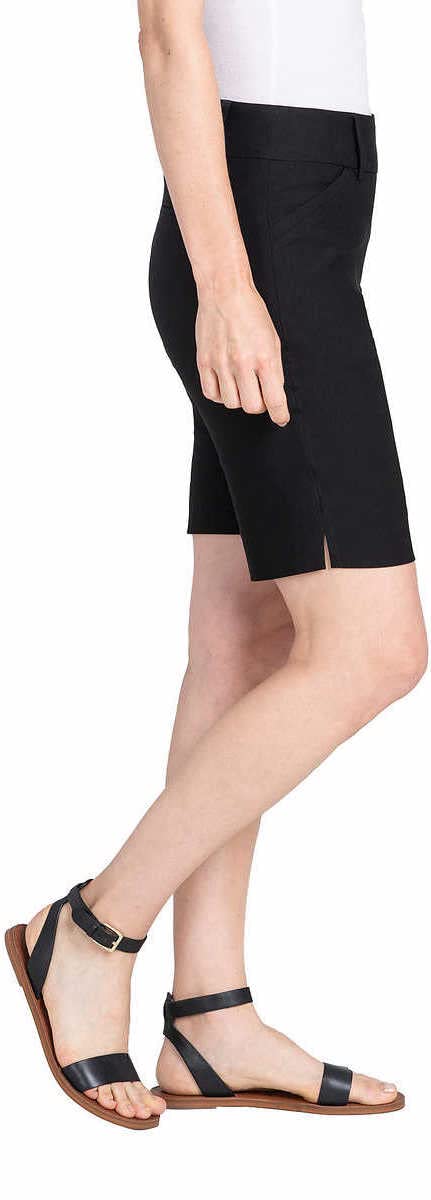 Hilary Radley Women's Bermuda Shorts - Pull-On Midweight for Casual Wear