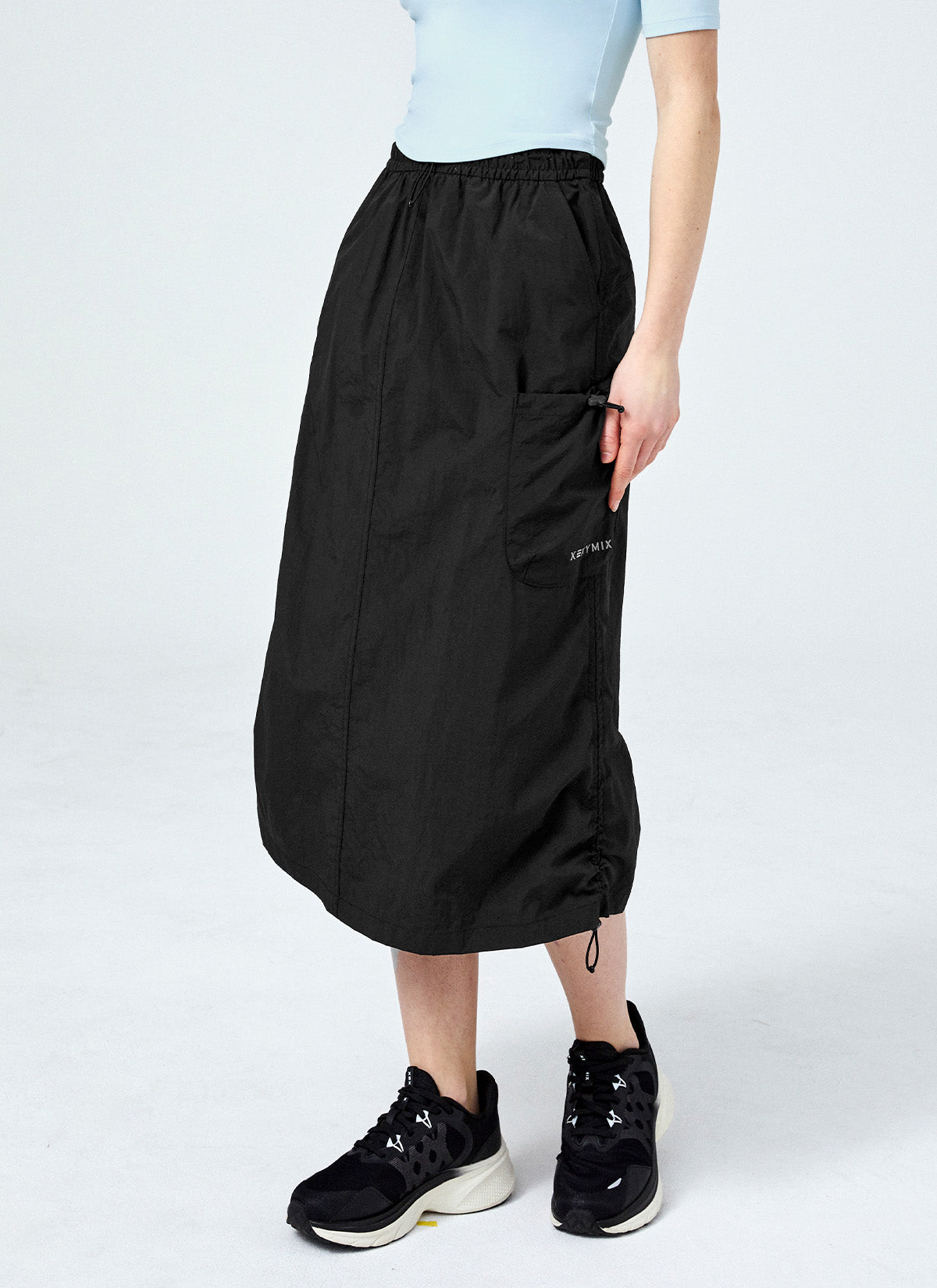 Comfortable Utility Cargo Long Skirts for Women - Stretchable Casual Maxi Skirt with Pockets for Hiking, Travel & Everyday Wear