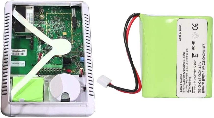 2GIG BATT1X BATT2X BATT1 GC2 Replacement Battery for Home Security Systems - Compatible with 2GIG CNTRL2 Control Panel - Long-Lasting Power Supply for Alarm Systems (Ideal for Home & Business Security)
