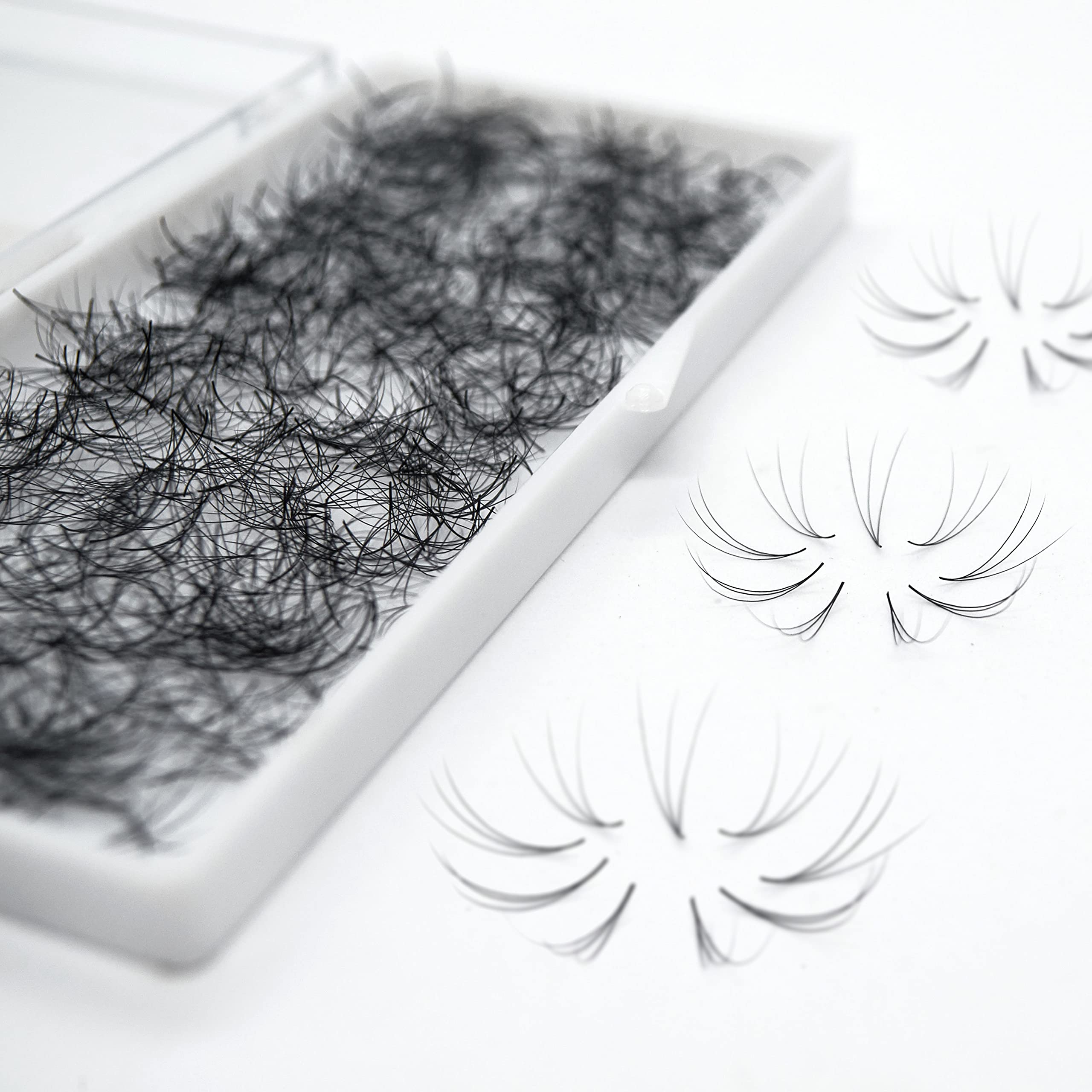 Premium 1000-Piece Handmade Eyelash Extension Fans Set - 3D/4D/5D/6D/7D/8D/10D Volume Lashes with 3D Curl (10mm) for Salon Professionals & DIY Lash Artists - Perfect for Bridal, Party & Special Occasion Makeup