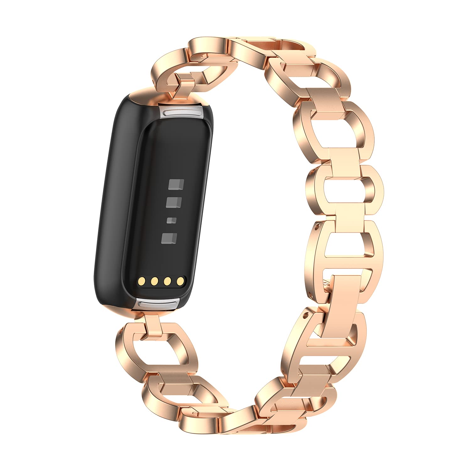 Premium Metal Replacement Bands for Fitbit Luxe - Stylish & Durable Fitness Tracker Bands for Women & Men - Perfect for Workouts, Office Wear & Everyday Fashion Accessory