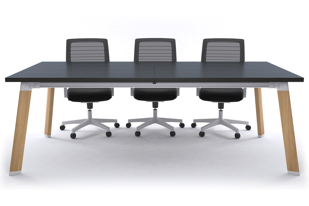 Adjustable Switch Meeting Room Table 2400L x 1200W - Modern Conference Table for Office Meetings & Collaborative Workspaces