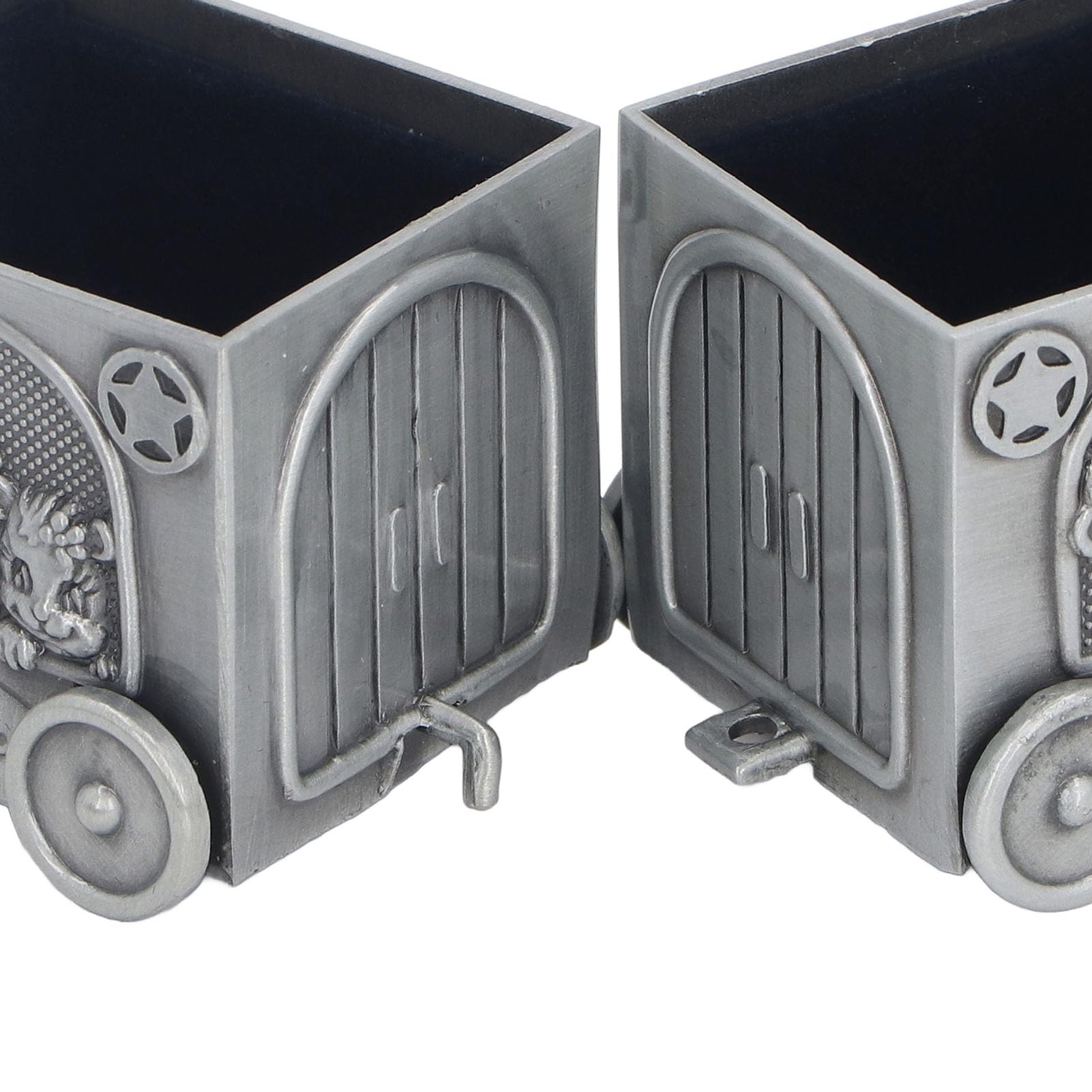 Elephant Keepsake Box Set - 2 Carriage Boxes & Elephant Statue for Baby Teeth Storage | Baby Shower Gift, Newborn Memory Organizer, First Birthday Present | Perfect for Nursery Decor and Milestone Keepsakes