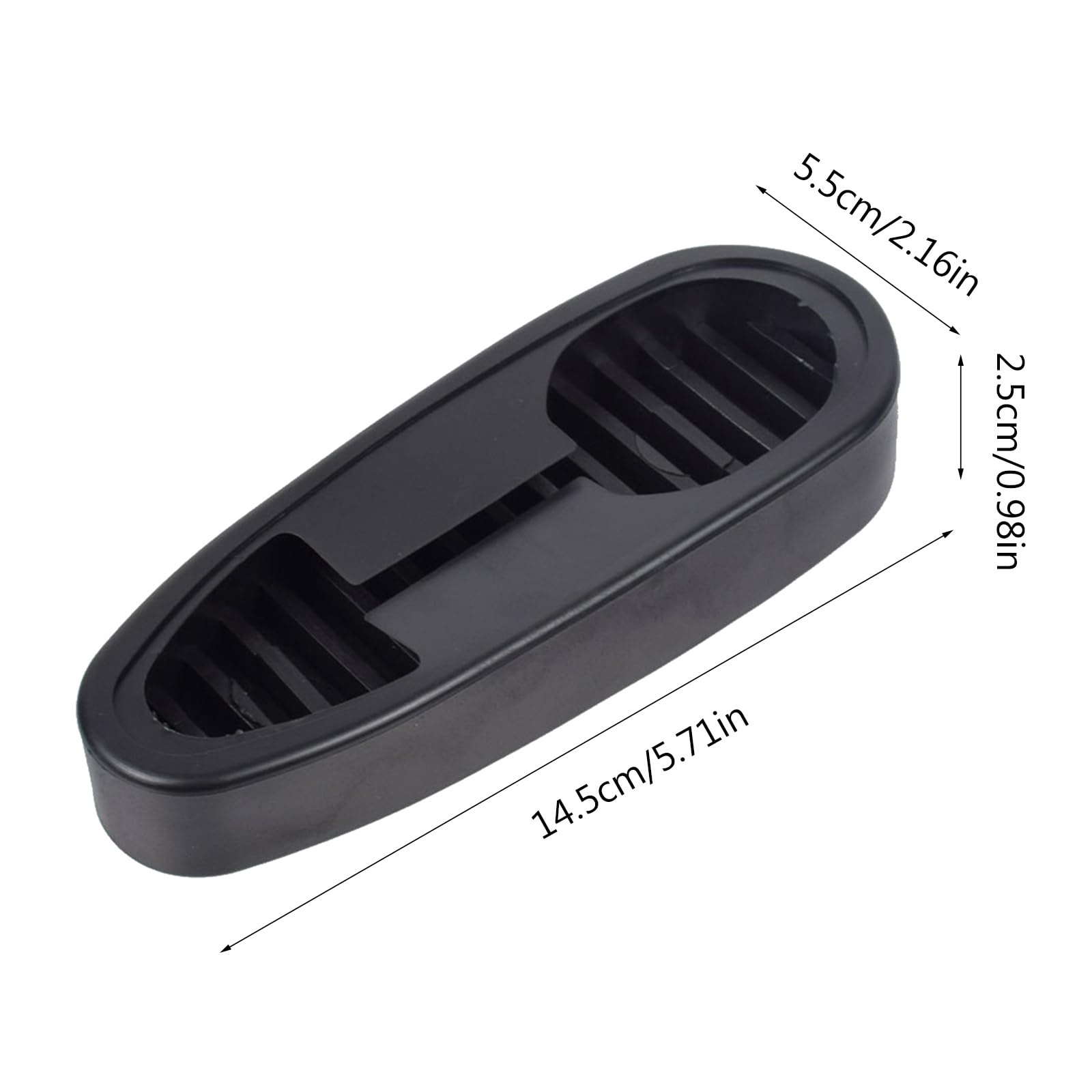 Recoil Reducing Rubber Slip-On Butt Pad for Rifles & Shotguns - Anti-Slip Tactical Stock Pad for Improved Shooting Comfort (Hunting, Target Practice, Home Defense)