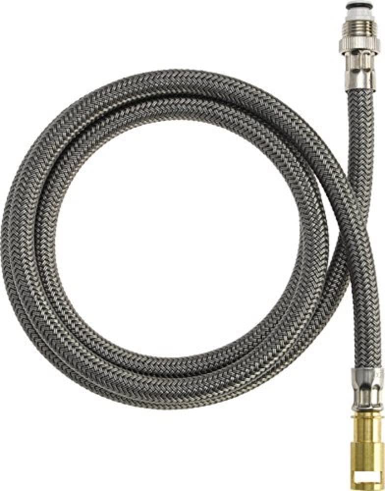 Delta Faucet RP32527 Chrome Hose Assembly - Replacement Sprayer Hose for Kitchen Sink Faucets, Perfect for DIY Plumbing Repairs and Upgrades