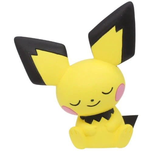 Pokemon Kadabra Vol. 02 Sleeping Takara Tomy 1.5 Inch Mini Figure - Collectible Anime Toy for Display, Gifts & Pokemon Fans