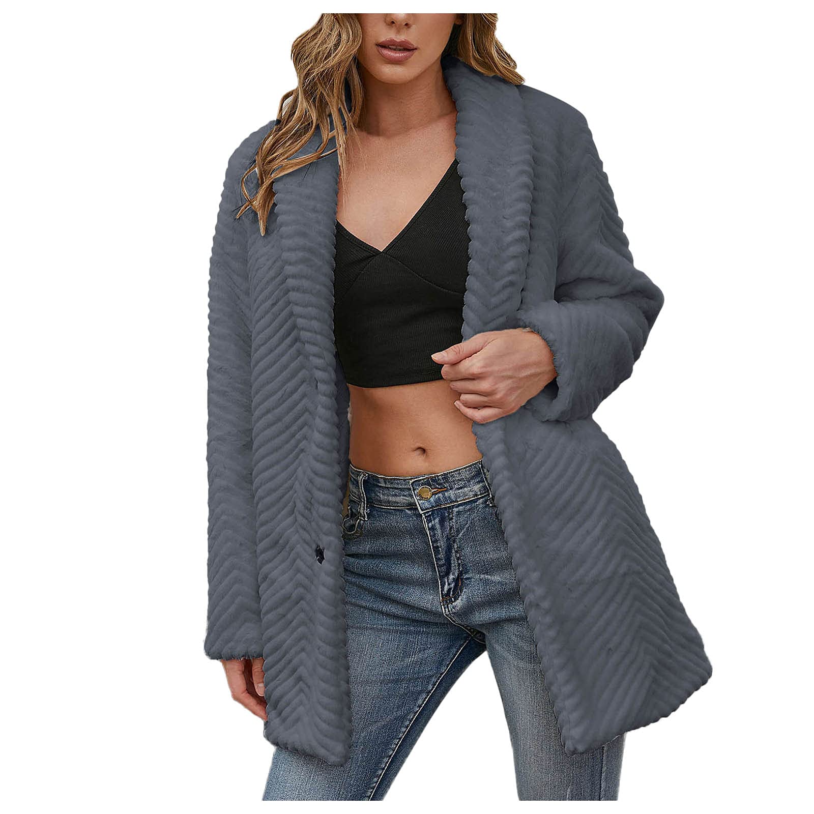 Women's Long Cardigan Sweater - Lightweight Open Front Knit Cardigan with Pockets, Long Sleeve Loose Fit Casual Cover Up for Fall & Winter | Perfect for Office, Travel and Lounge Wear