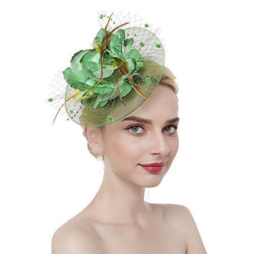 Elegant Women's Hair Fascinator Hats for Cocktail Parties, Tea Parties & Church Events - Kentucky Derby Style Headpieces for Weddings & Special Occasions