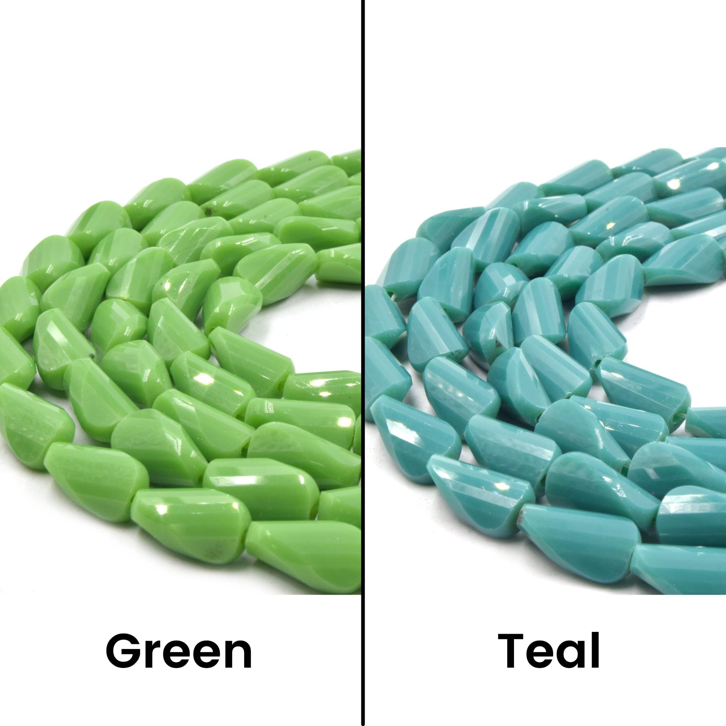 Chinese Crystal Beads | Twisted Teardrop Beads for Jewelry Making | Orange Crystal Teardrop Beads for Necklace, Bracelet & DIY Crafts