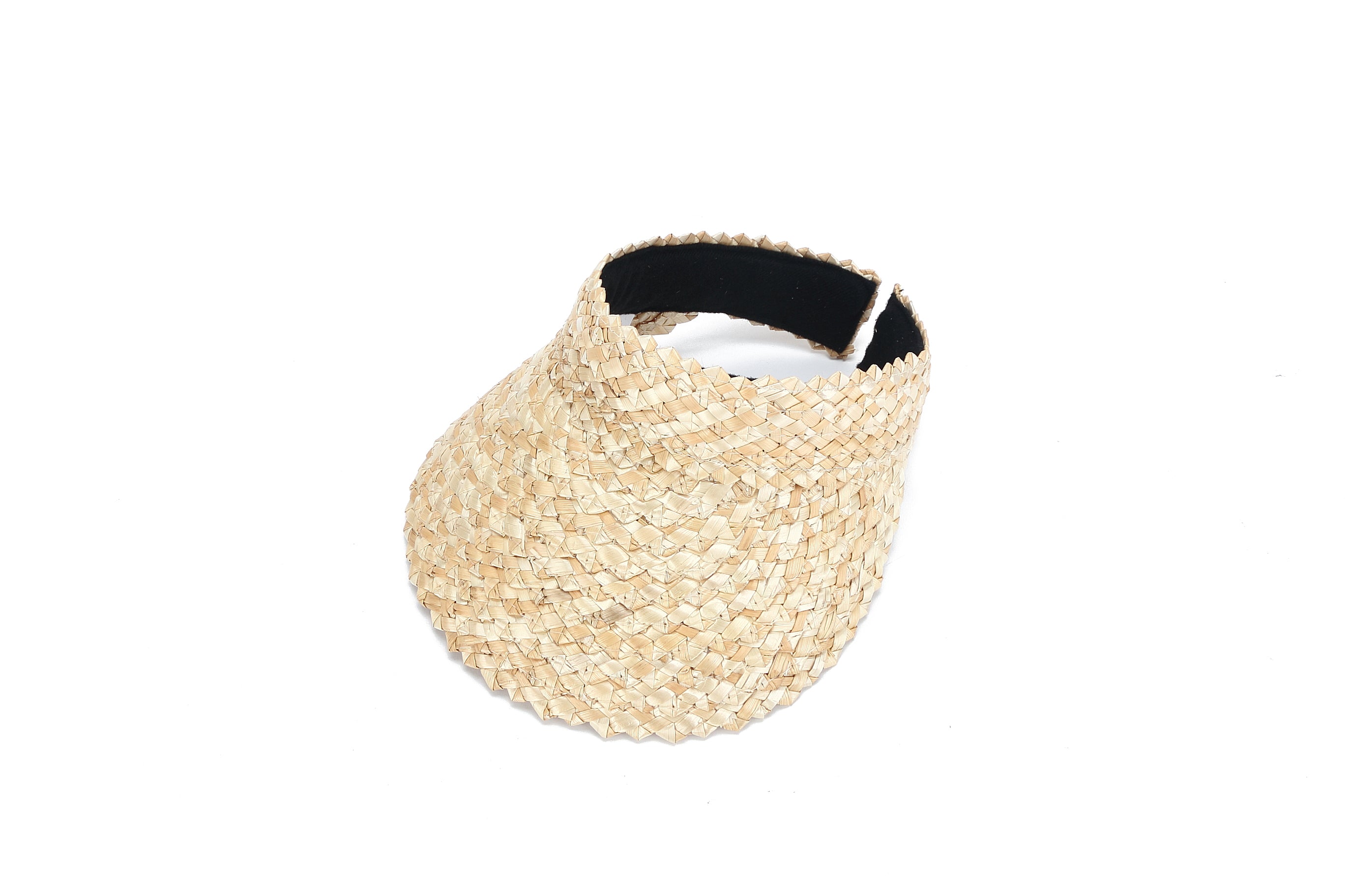 Seagrass Hat Visor for Women & Men - Breathable Open Weave Sun Hat for Outdoor Activities, Beach, Hiking, and Gardening