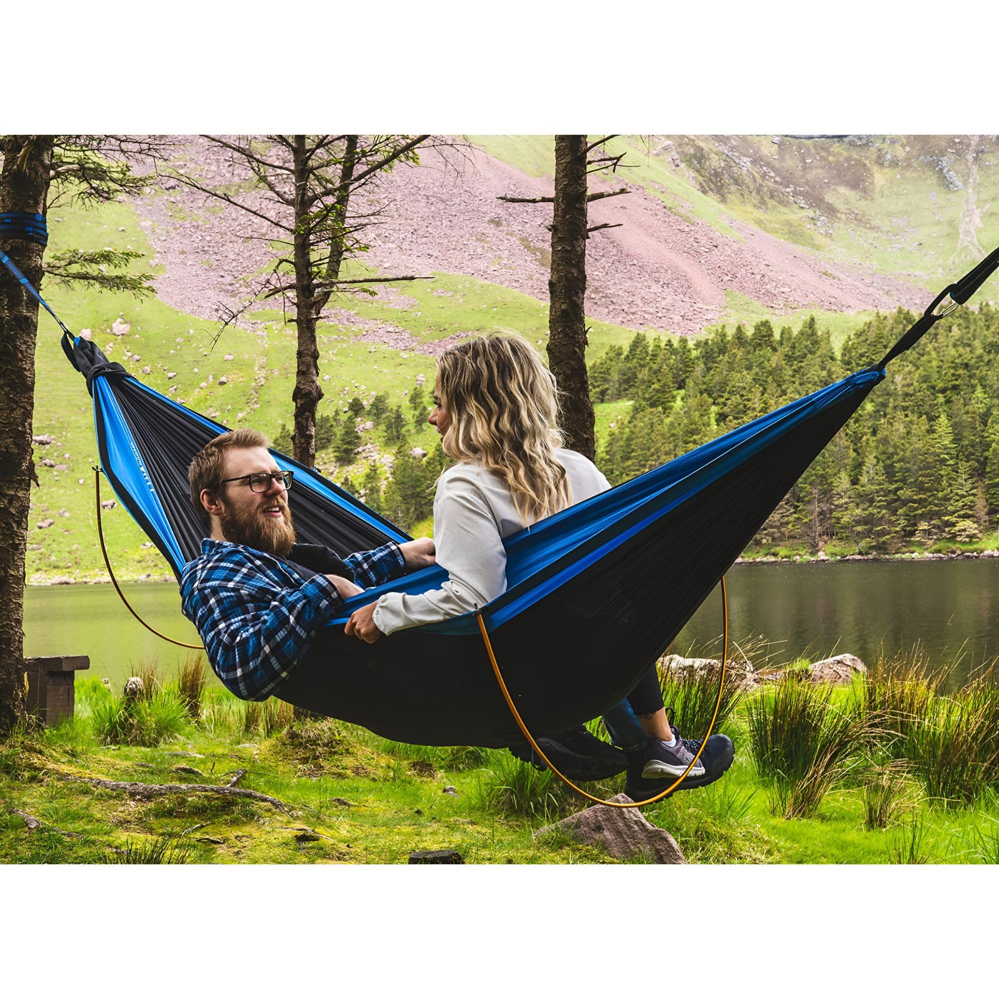 Crua Outdoors Koala Maxx - Premium Camping Hammock with Built-in Bug Net, Inflatable Air Pillow, Adjustable Tree Straps & 7 Storage Pockets | Perfect for Backpacking, Hiking & Outdoor Adventures