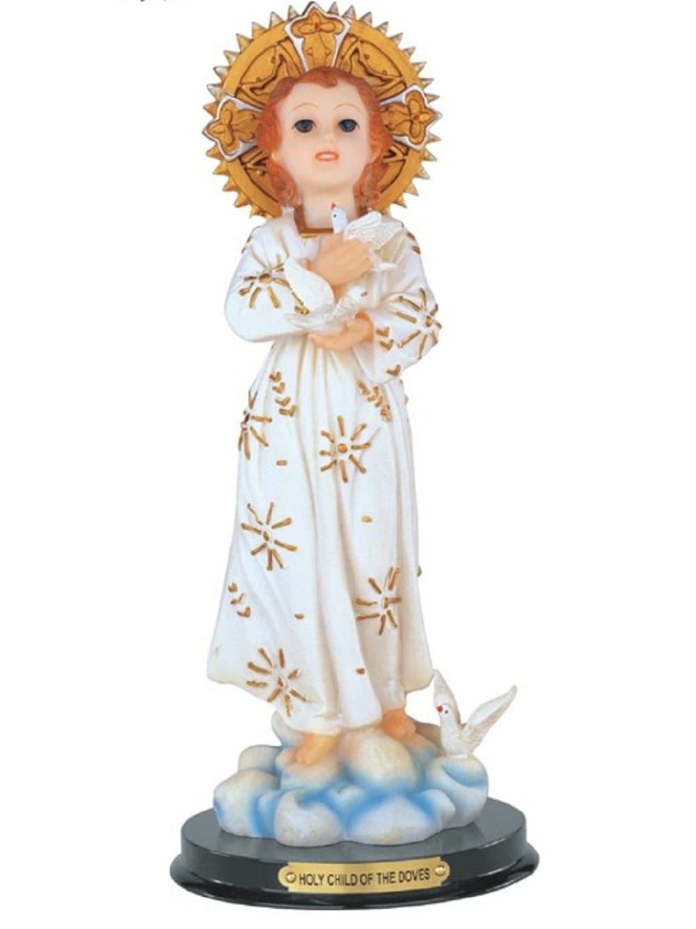 Holy Child Jesus Statue - 12 Inch Santo Niño Divino Figurine, Religious Home Decor for Office Desk, Living Room, or Table | Perfect Housewarming Gift for New Home | Spiritual Decor for Prayer Altar & Catholic Devotion