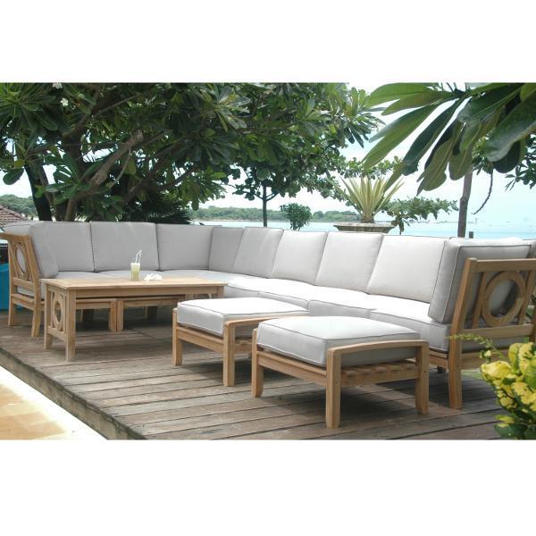 Natsepa 11-Piece Modular Sectional Sofa Set - Modern L-Shaped Couch with Reversible Chaise for Living Room, Lounge & Family Room
