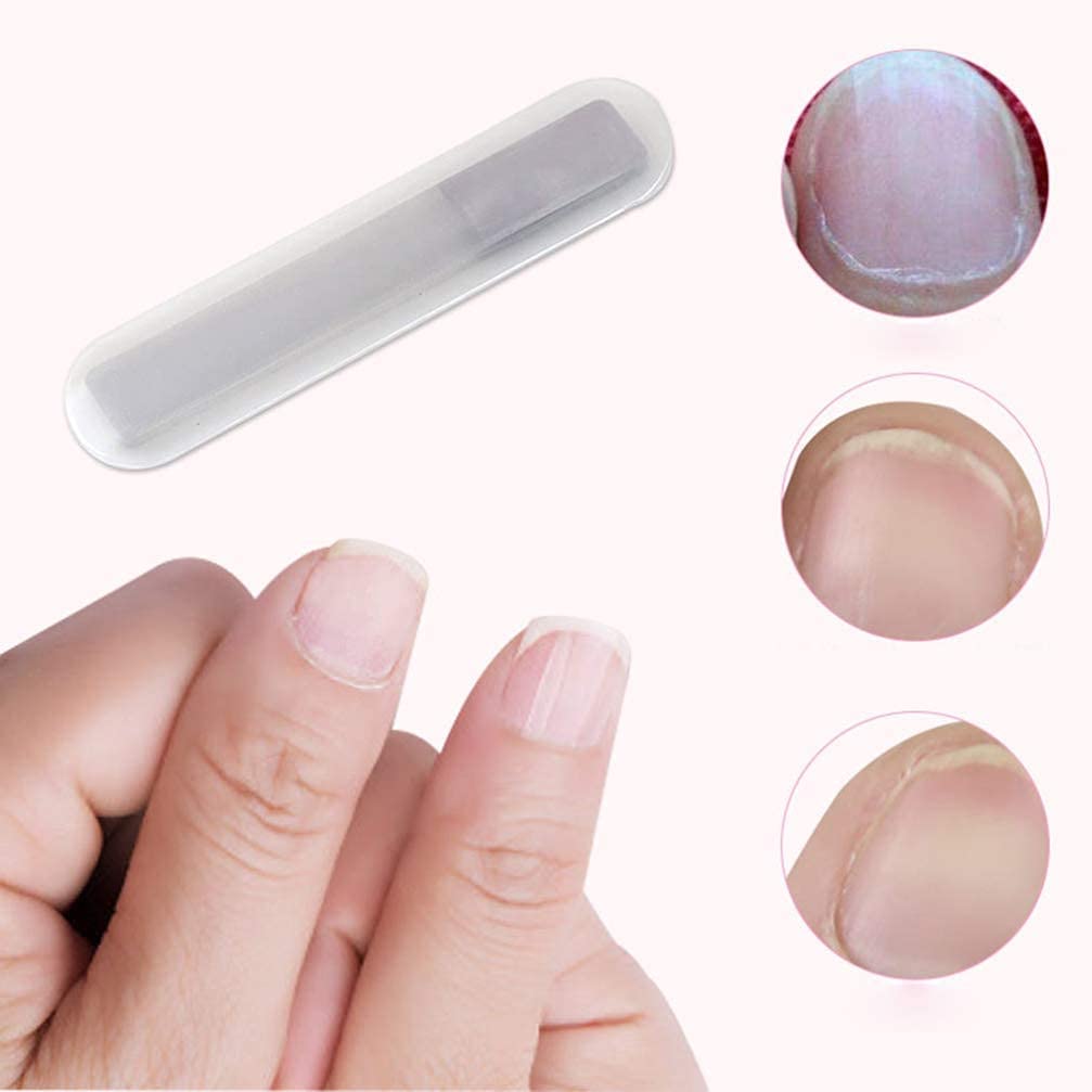 VOIISH Glass Nail Shiner - Crystal Nano Glass Nail Files for Natural Nails, Smooth Nail Buffer & Polisher for Fingernails & Toenails, Durable Nail Shaper & Filer Tool - Perfect for At-Home Manicures, Salon Use & Travel Nail Care