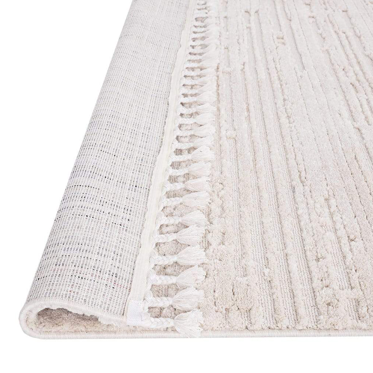 Leilani Textured Rug - Soft Non-Slip Boho Area Rug for Living Room, Bedroom & Nursery - Perfect for Home Decor and Cozy Spaces