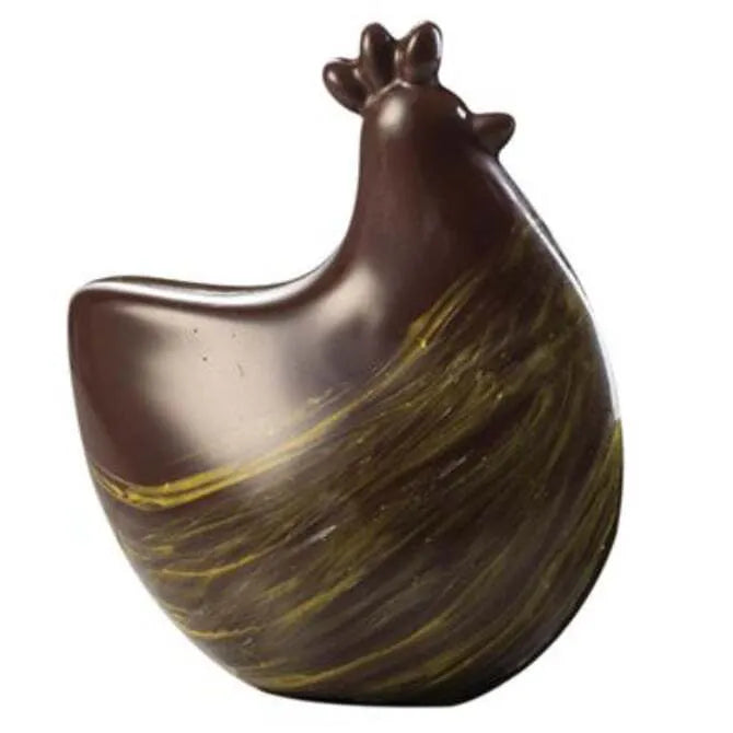 Premium 3D Chocolate Mold - Ms. Hen Design (4.72 Inch Height) for Cake Decorating, Baking, Candy Making & DIY Chocolate Gifts - Perfect for Easter, Birthdays & Holiday Treats