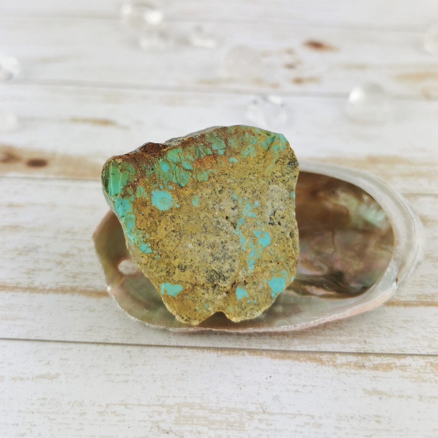 Natural B.C. Turquoise Specimens - Genuine British Columbia Turquoise Stones for Jewelry Making, Mineral Collection & Home Decor