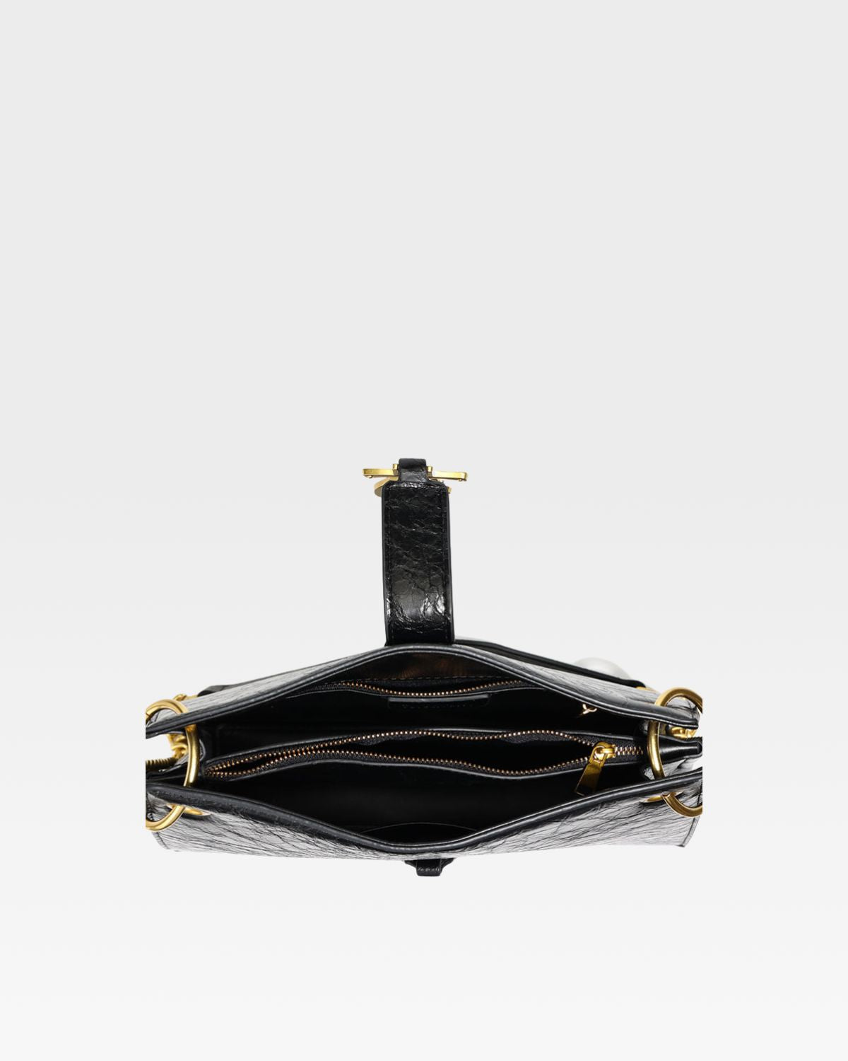Elise Black Shoulder Bag for Women - Stylish & Lightweight Crossbody Purse for Work, Travel & Everyday Use