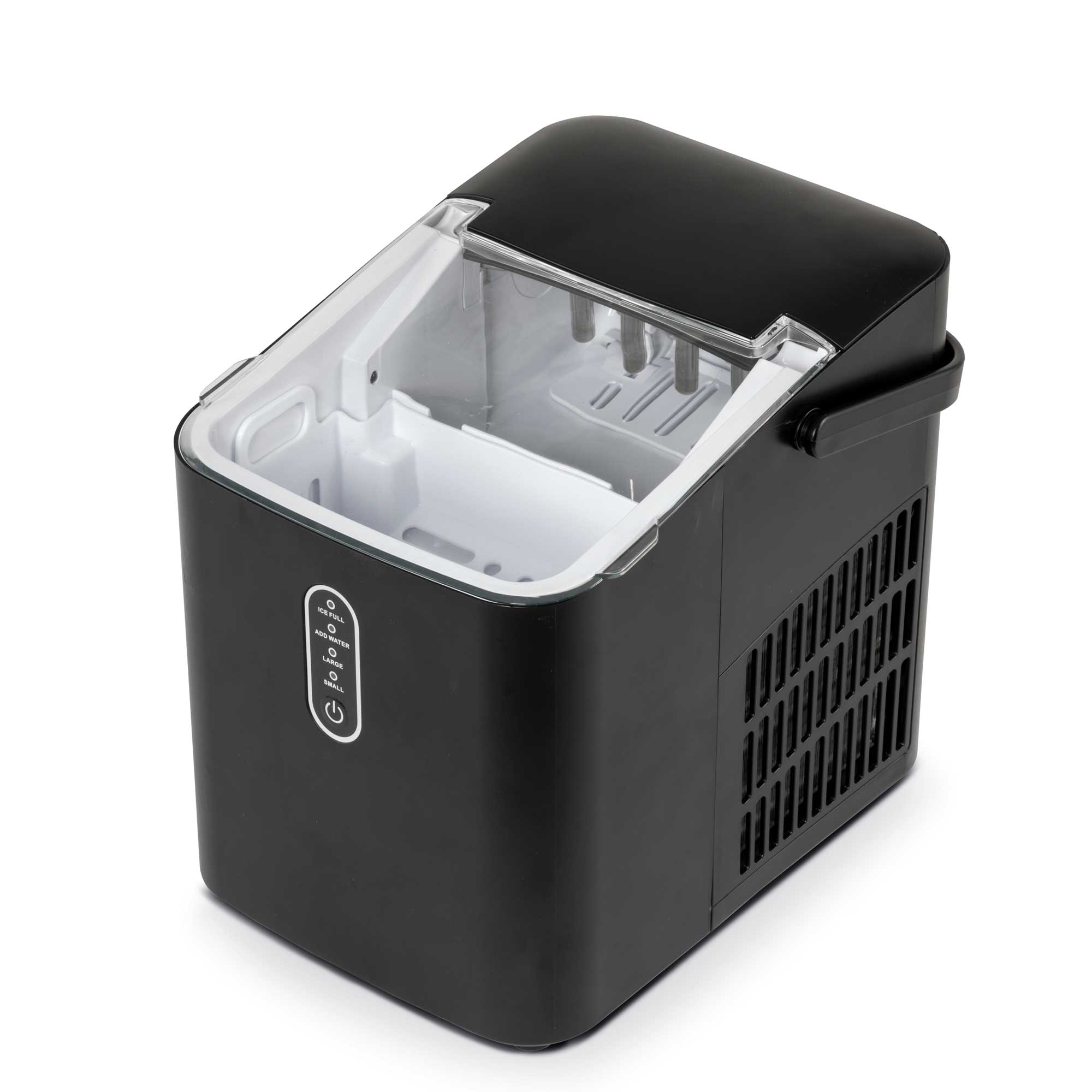 Baridi 12kg/24hr Electric Ice Cube Maker with LED Display - Fast 10 Minute Freeze for Home, Office, and Commercial Use - Perfect for Cocktails, Beverages, and Parties