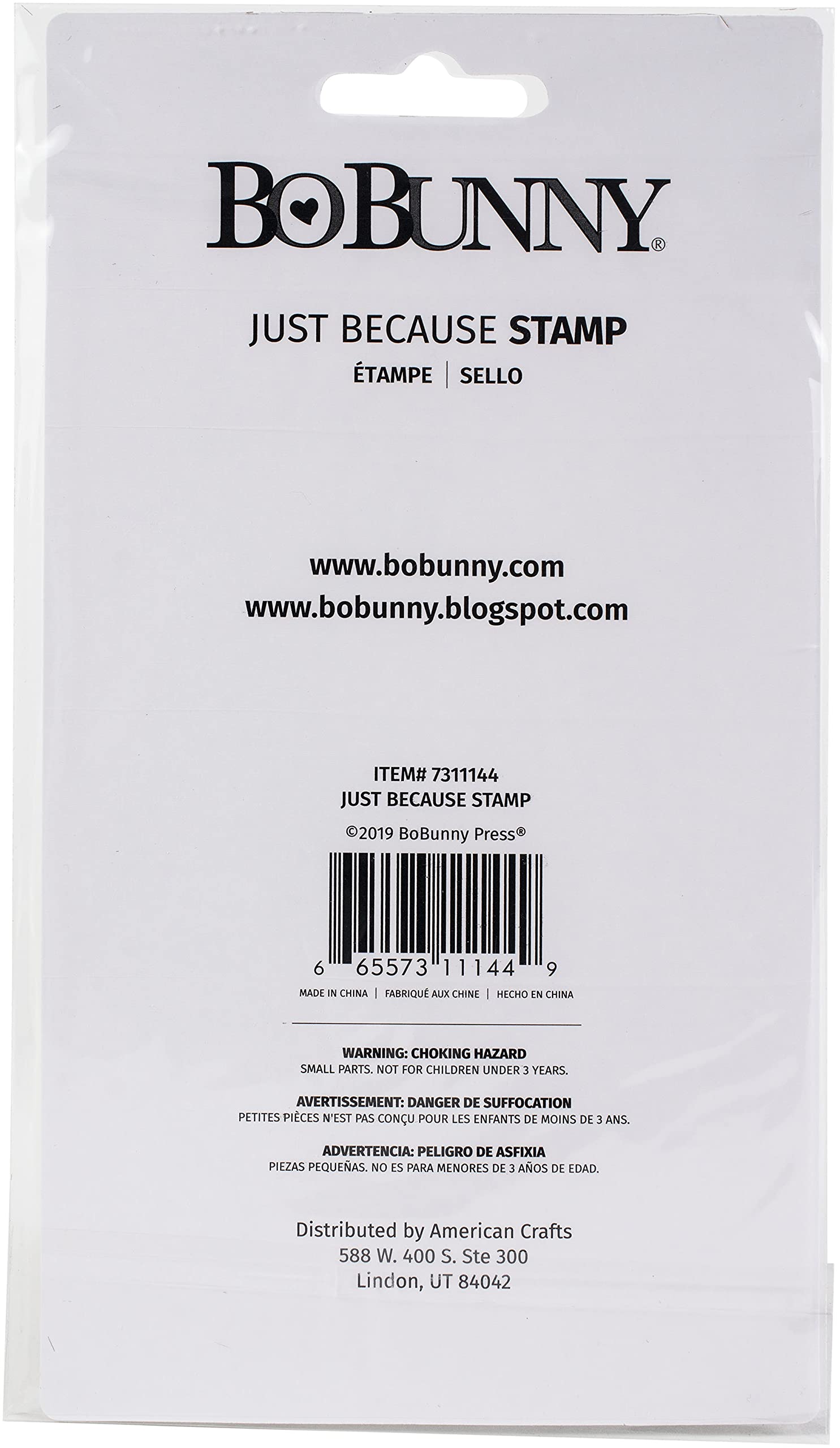 BoBunny JUST Stamps 4X6 BECAUSE - Premium Clear Stamps for Scrapbooking, Card Making & DIY Crafts - Perfect for Memory Books, Greeting Cards & Home Decor Projects