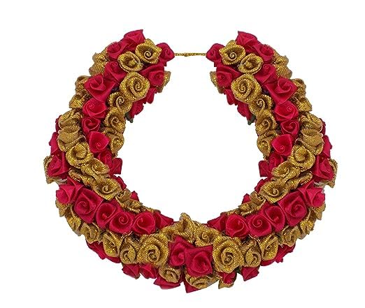 Beautiful Fully Hair Gajra for Women & Girls - Floral Hair Accessory for Weddings, Parties & Special Occasions (Model 6)