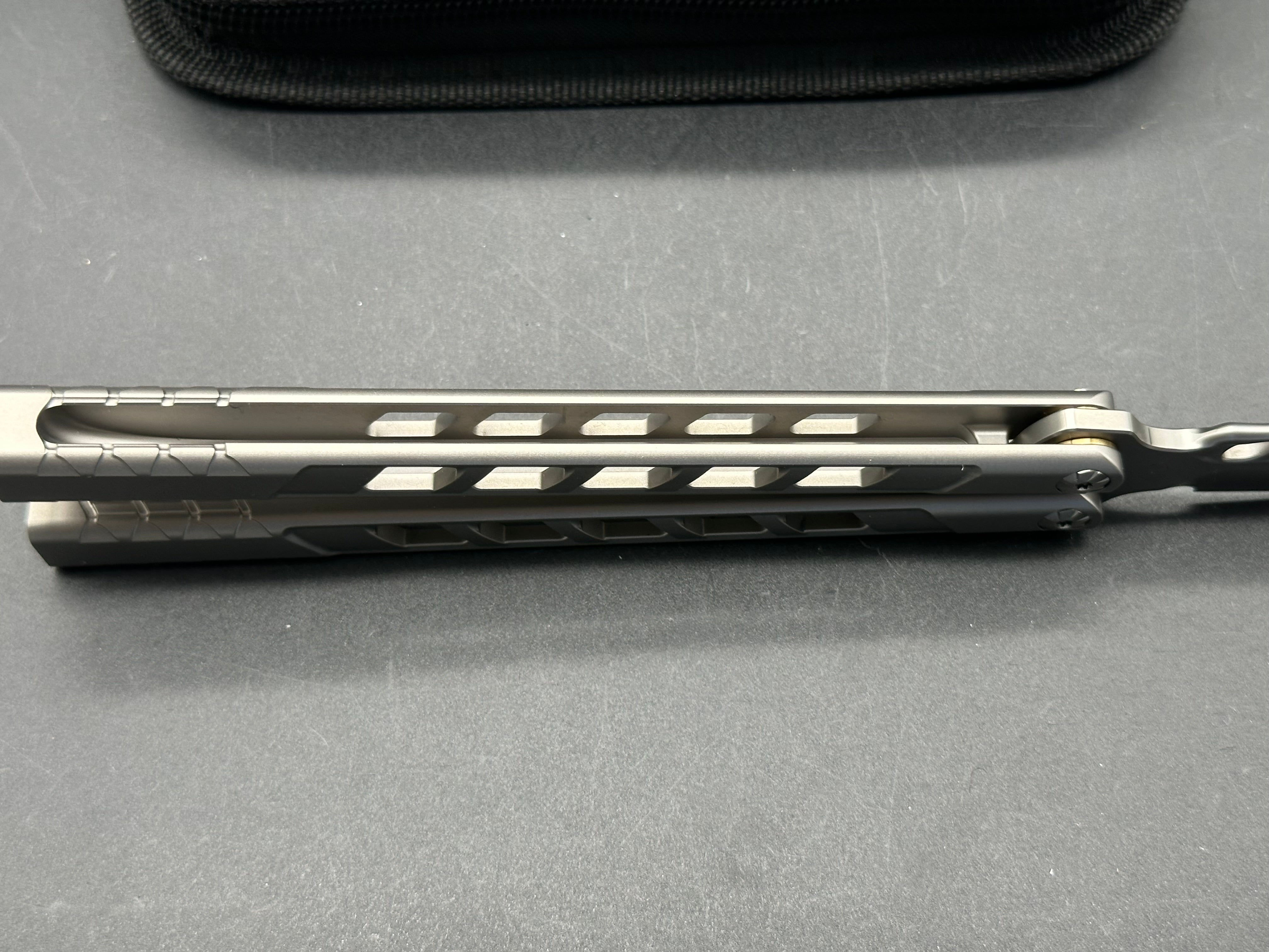 Rike Alien TB05 Limited Edition Butterfly Balisong Knife - Only 20 Made - Perfect for Collectors, EDC & Flipping Tricks