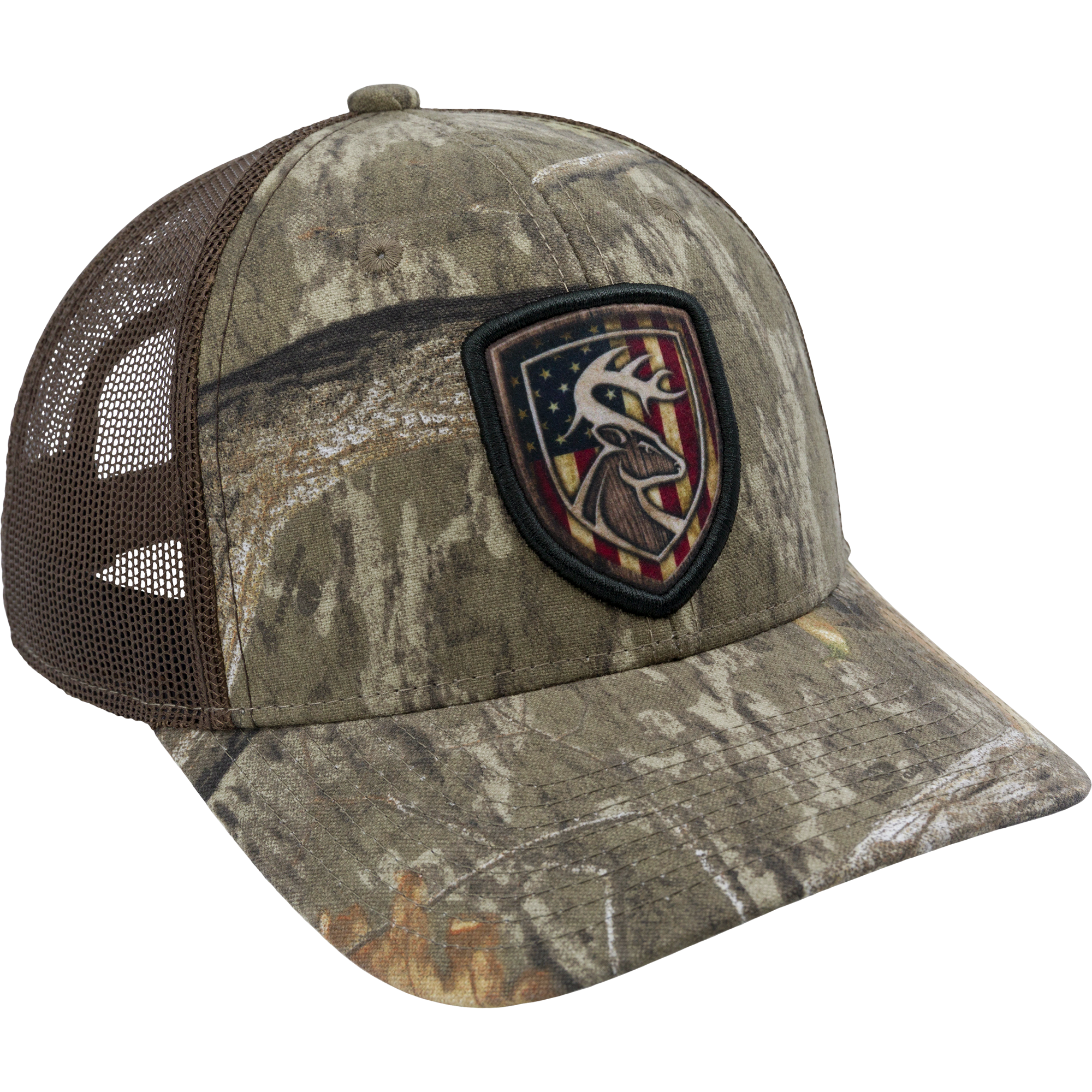 Americana Shield Patch Mesh Back Baseball Cap - Patriotic Adjustable Hat for Men & Women - Perfect for Outdoor Sports, Hiking, and Casual Wear