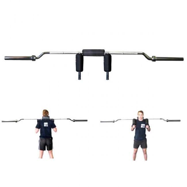 Gronk Fitness Olympic Safety Squat Bar - Heavy Duty Weight Lifting Bar for Powerlifting & Strength Training - Perfect for Home Gym & CrossFit Workouts