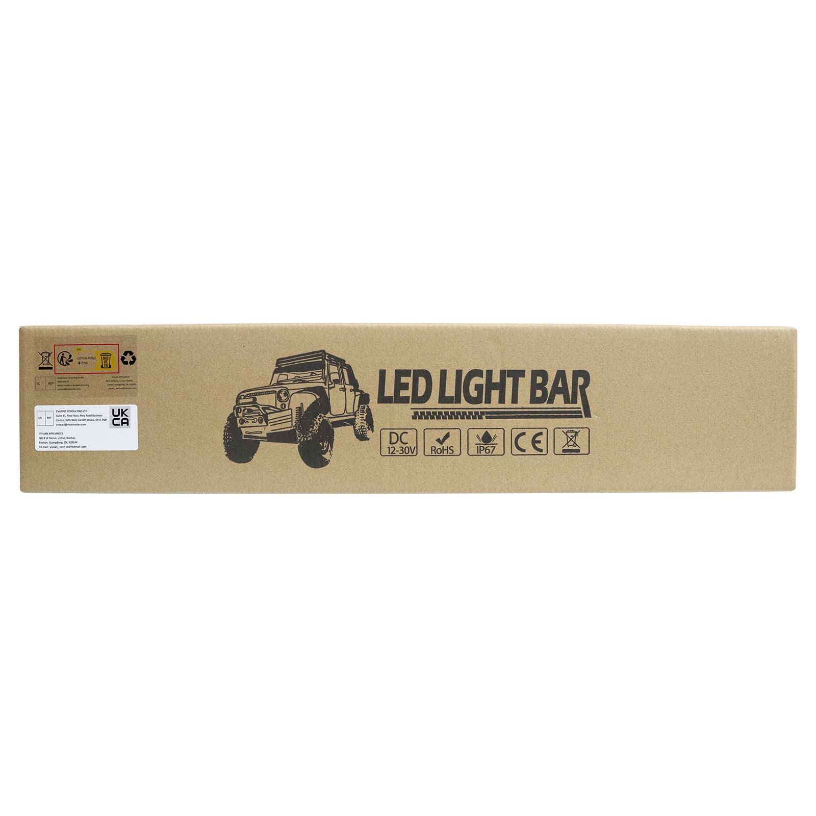 AUXTINGS 12 Inch 180W LED Strobe Light Bar - White & Amber Flash, Triple Row 5500LM Flood Spot Combo - Waterproof Off-Road Lights for Trucks, ATVs, UTVs, Emergency Vehicles & Construction Equipment