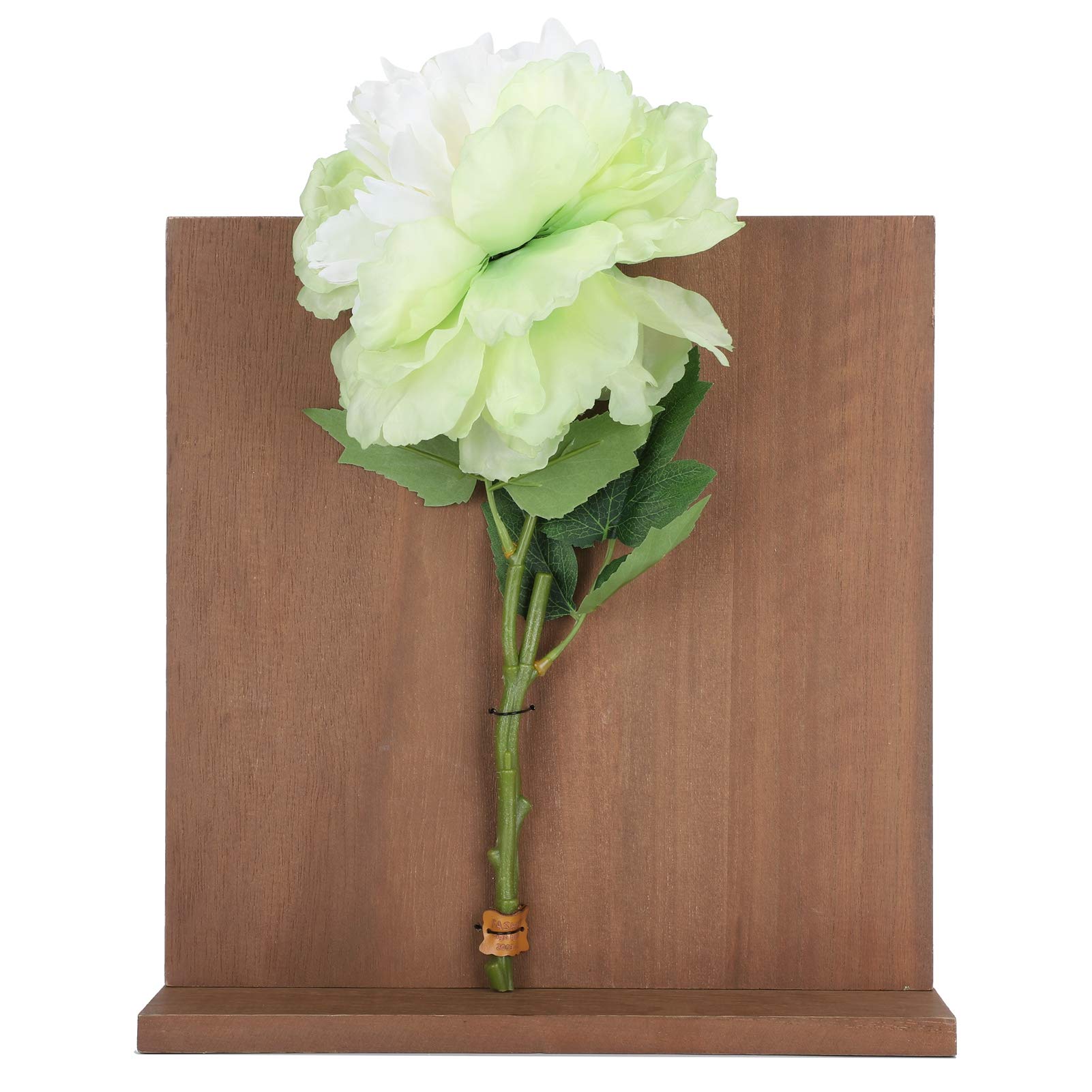 TOPINCN Artificial Flower Hanging Ornaments with Wood Board - Home Wall Decor for Living Room, Bedroom, Indoor Spaces | Perfect for Farmhouse, Boho & Wedding Decorations
