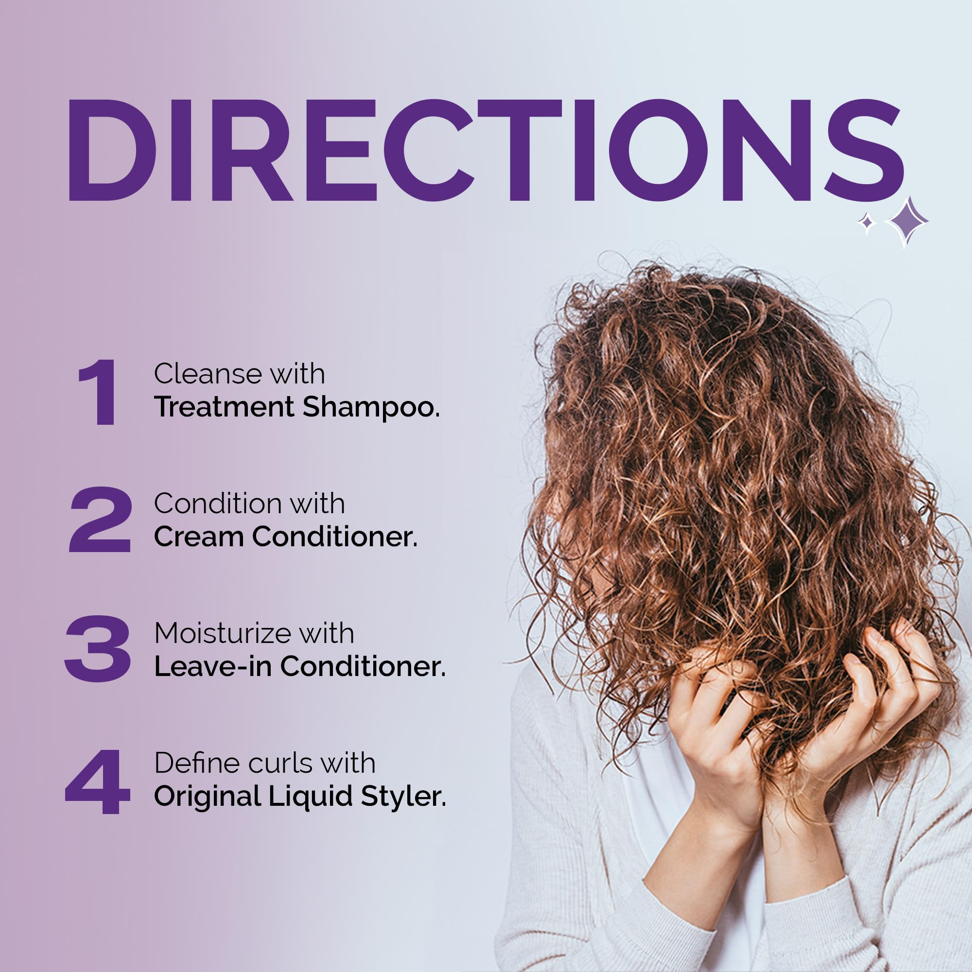 Curl Keeper Medium Curl Starter Kit for Curly Hair - Travel Size Set with Original Liquid Styler, Treatment Shampoo, Cream Conditioner & Leave-In Conditioner - Maximum Definition, Shine & Moisture - Perfect for Travel, Daily Curly Hair Care & Styling