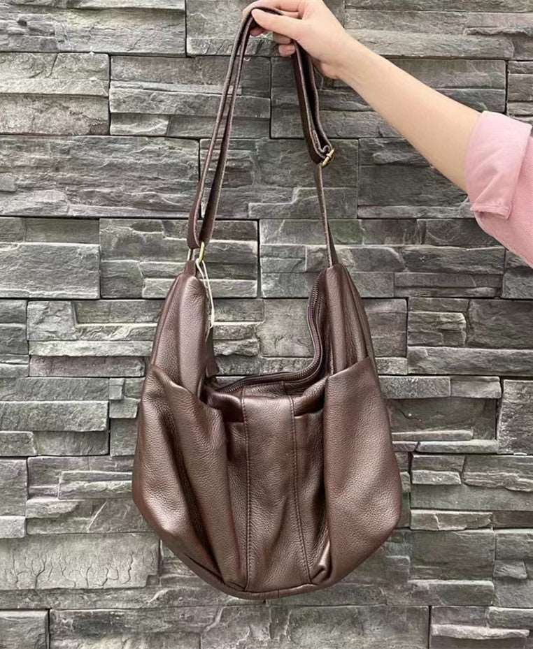 Stylish Genuine Leather Crossbody Bag for Women - Fashionable & Durable Everyday Shoulder Purse - Perfect for Work, Travel, and Shopping