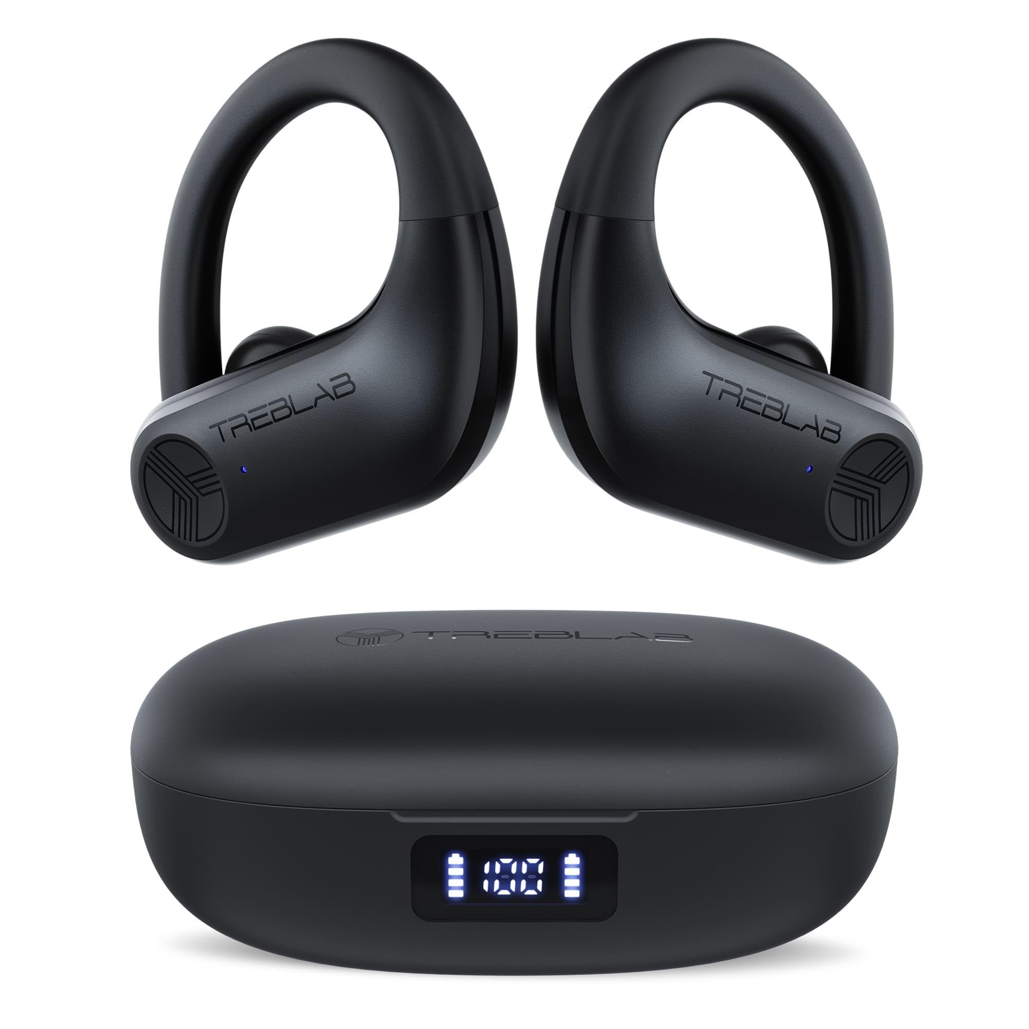 TREBLAB Z2 Wireless Bluetooth Over-Ear Headphones with Active Noise Cancelling, 35H Battery Life - Premium Sound for Travel, Work & Gym | X3 Pro True Wireless Earbuds with Bluetooth 5.3, 145H Playtime - Ideal for Running, Sports & Daily Commute
