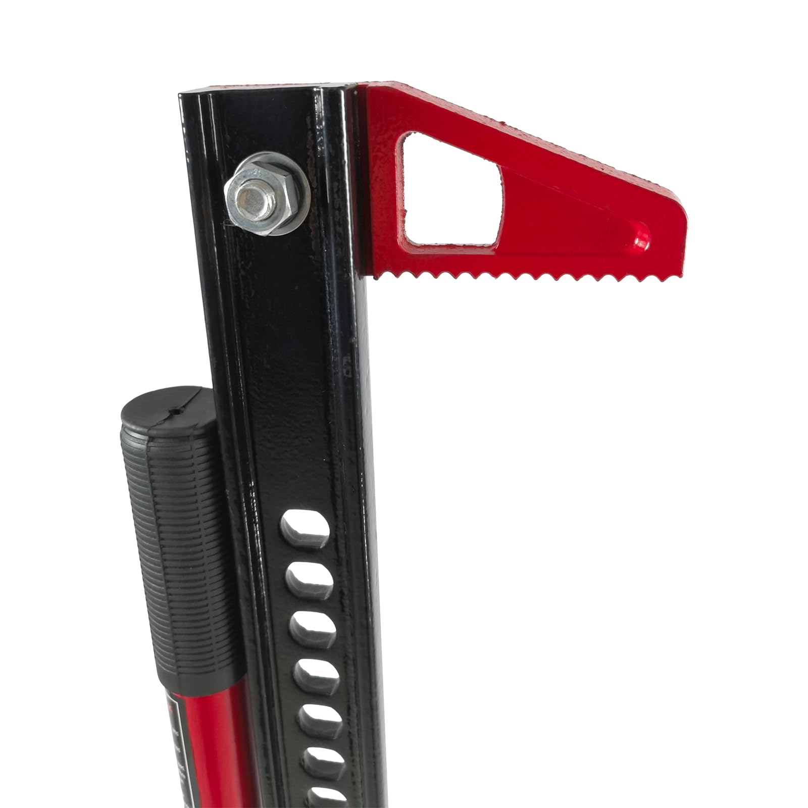 60 Inch High Lift Ratcheting Off Road Utility Farm Jack - 6000lbs/3Ton Heavy Duty Tractor Jack for Trucks, SUVs & Bumper Lifting - Ideal for Off-Road Recovery, Farm Work & Vehicle Maintenance (Red)