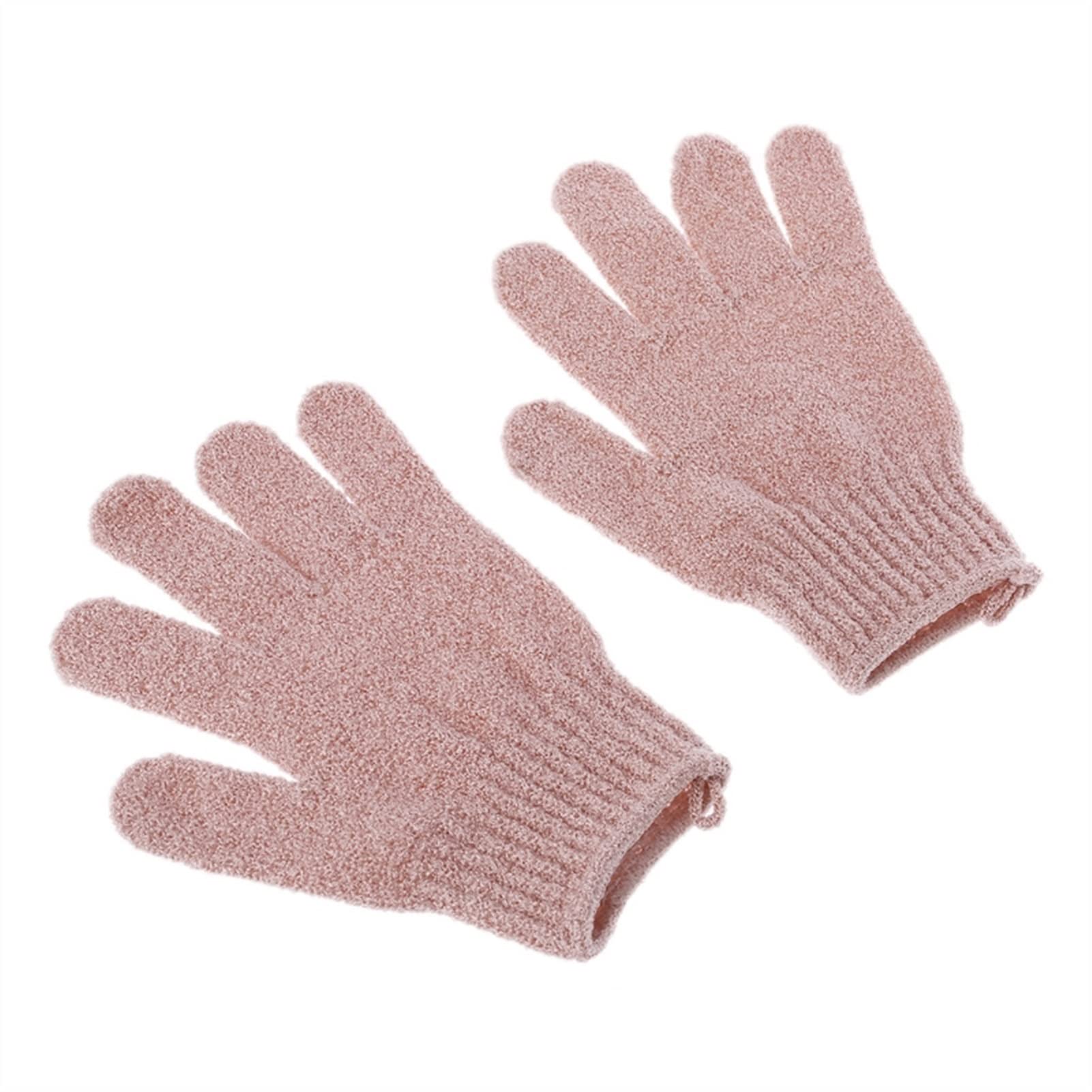ONGHAHYIS Exfoliating Shower Gloves 2Pcs - Loofah Body Scrubber for Deep Cleansing, Spa Massage & Dead Skin Removal | Soft Bath Mitts for Women & Men (Color: FC) - Perfect for Daily Shower, Exfoliation & Relaxing Skin Care Routine