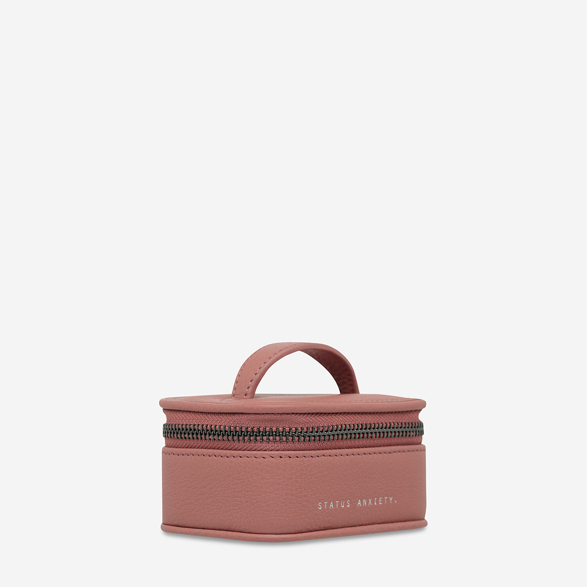 Heartbreaker Jewelry Case in Dusty Rose - Elegant Jewelry Organizer for Necklaces, Rings & Earrings - Perfect for Travel, Home & Gift Giving