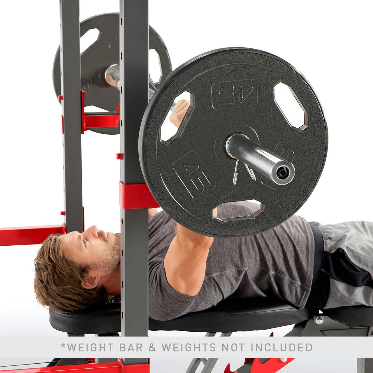 Marcy Pro SM-4903 Smith Machine Home Gym System - Full Body Workout Equipment for Strength Training | Perfect for Home Gym, Weight Lifting & Fitness Enthusiasts