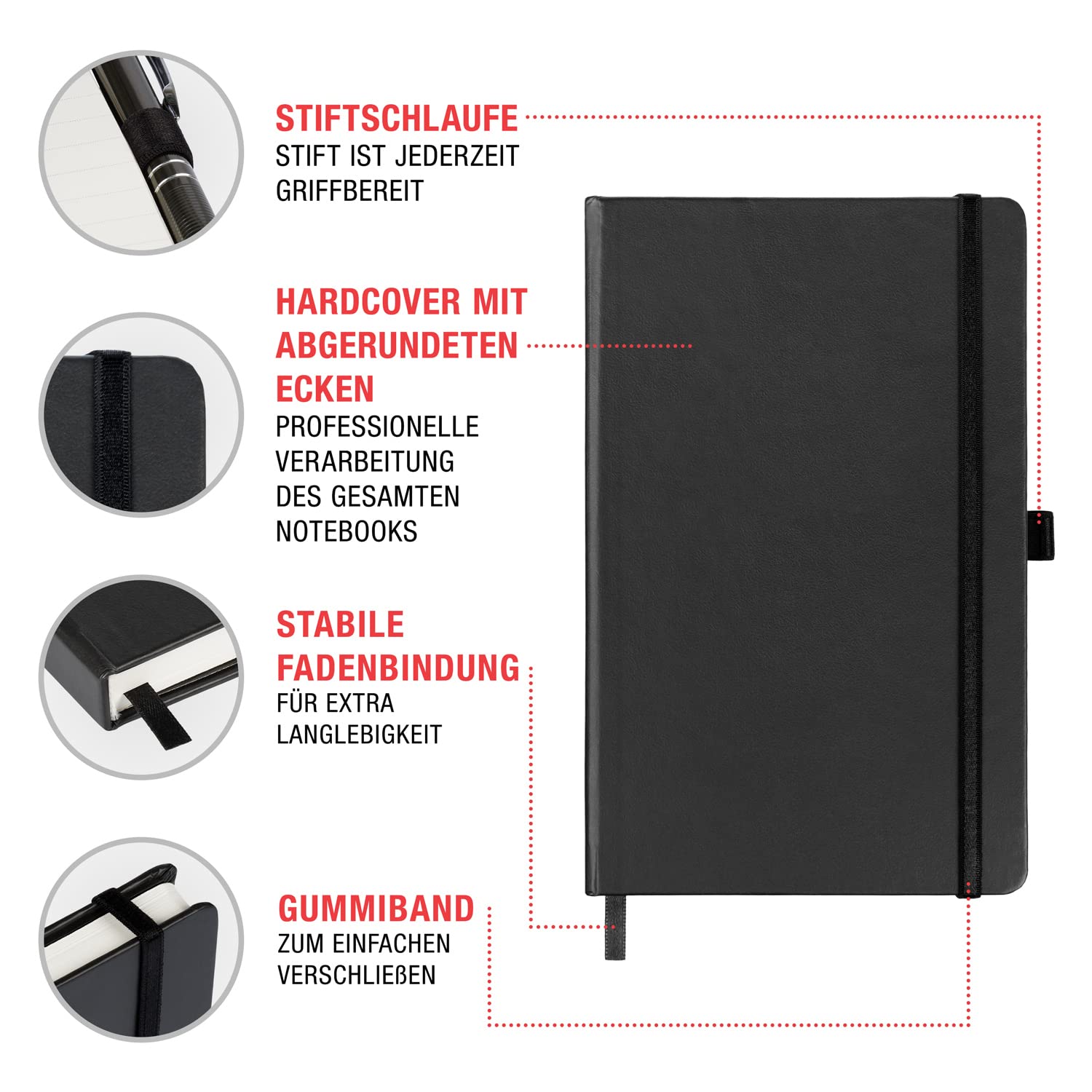 Premium Hardcover Notebook for Women & Teen Girls - College Ruled Journal with Lined Paper, Elegant Diary & Composition Book for Work, School & Office (Eucalyptus Design) - Perfect for Note Taking, Journaling & Gift Giving