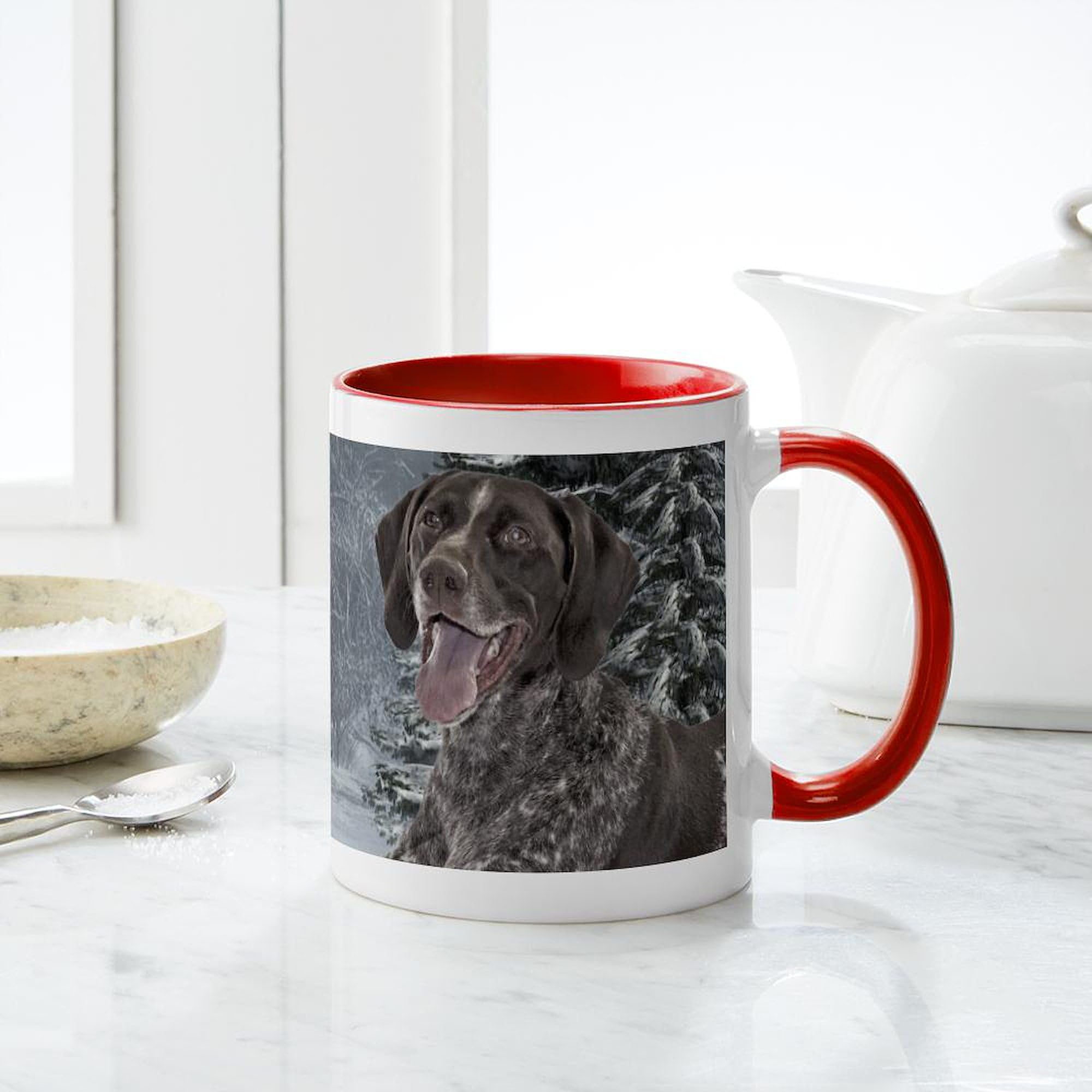 11 oz (325 ml) Ceramic Coffee Mug - Pointer Design by CafePress - Perfect for Office, Home & Gifts