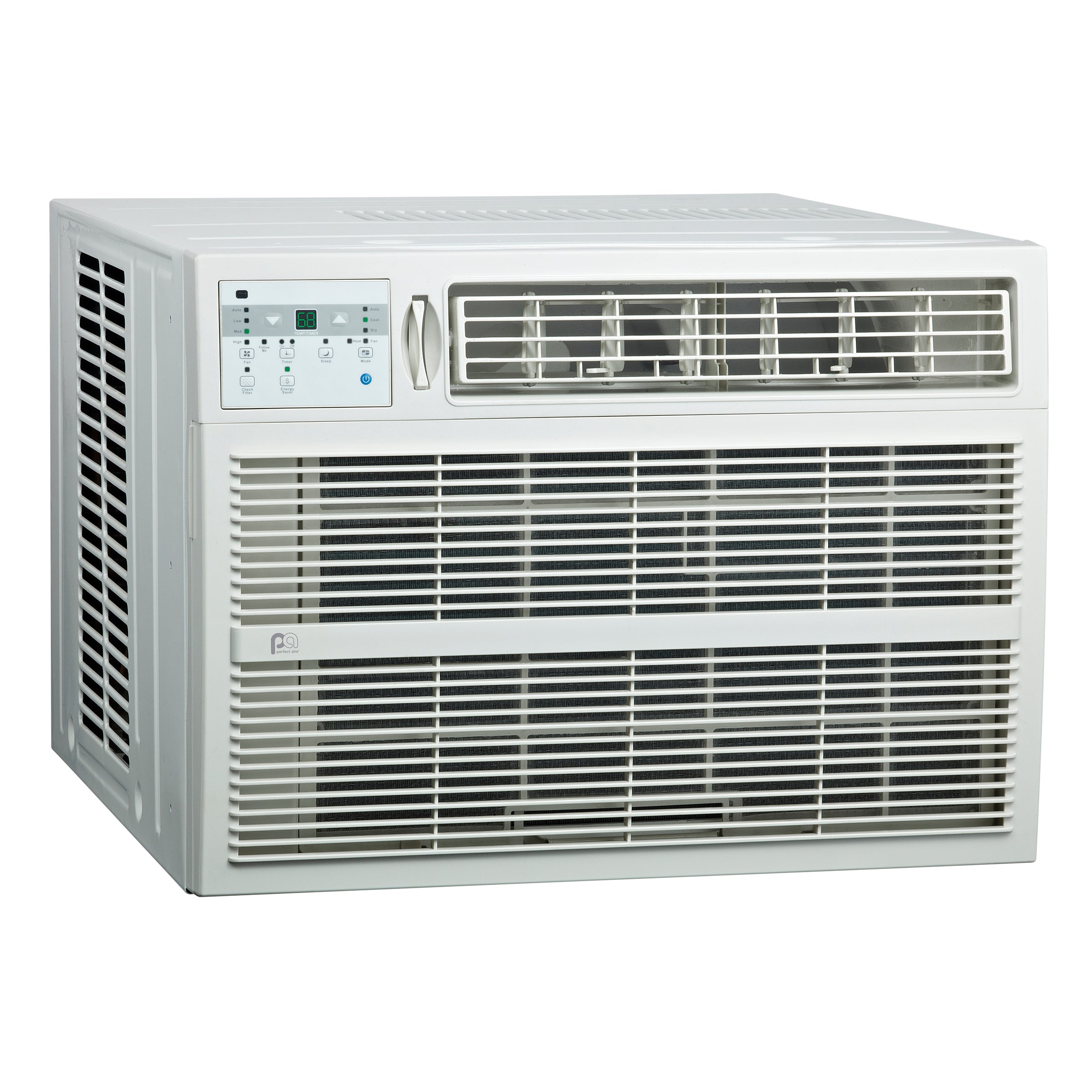 18,000 BTU 230V Window Air Conditioner with Heater | 16,000 BTU Electric Heating | Remote Control | Perfect for Large Rooms & Year-Round Comfort