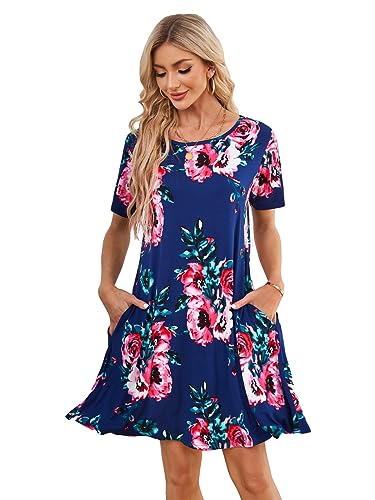 Navy Floral