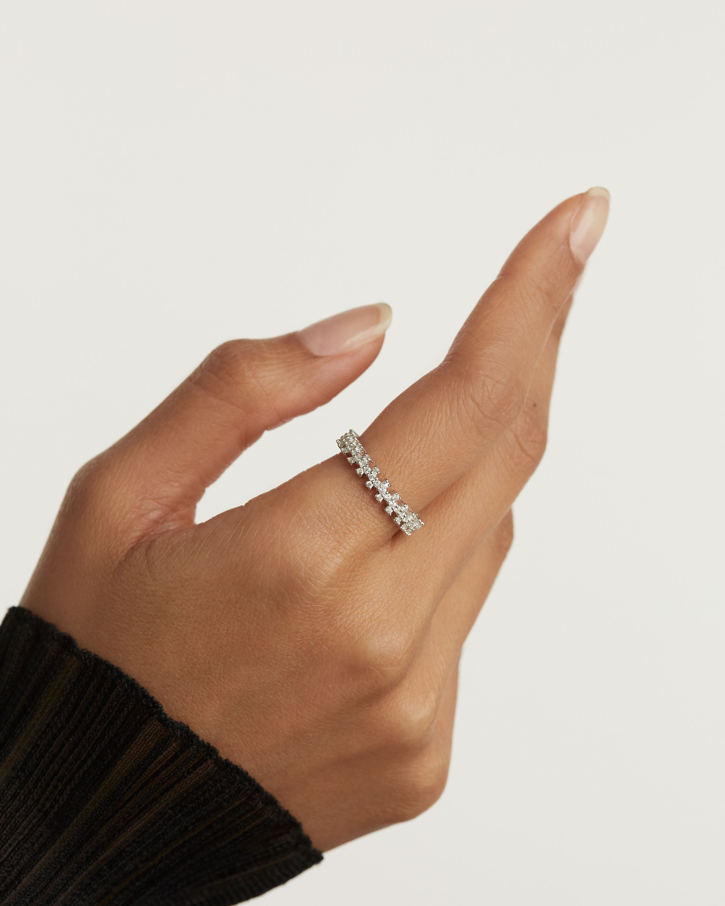 Elegant Crown Silver Ring for Women - Sterling Silver Jewelry Gift for Birthday, Anniversary & Special Occasions