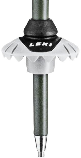 LEKI Detect S Lightweight Aluminum Ski Poles for Downhill Skiing - Perfect for Alpine Skiing, Backcountry & Resort Use