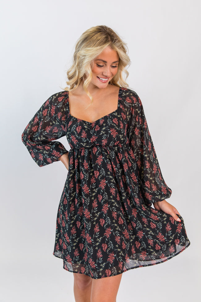 Printed Sweetheart Mini Dress - Floral Summer Party Dress for Women | Beach Wedding, Date Night, Cocktail Outfit